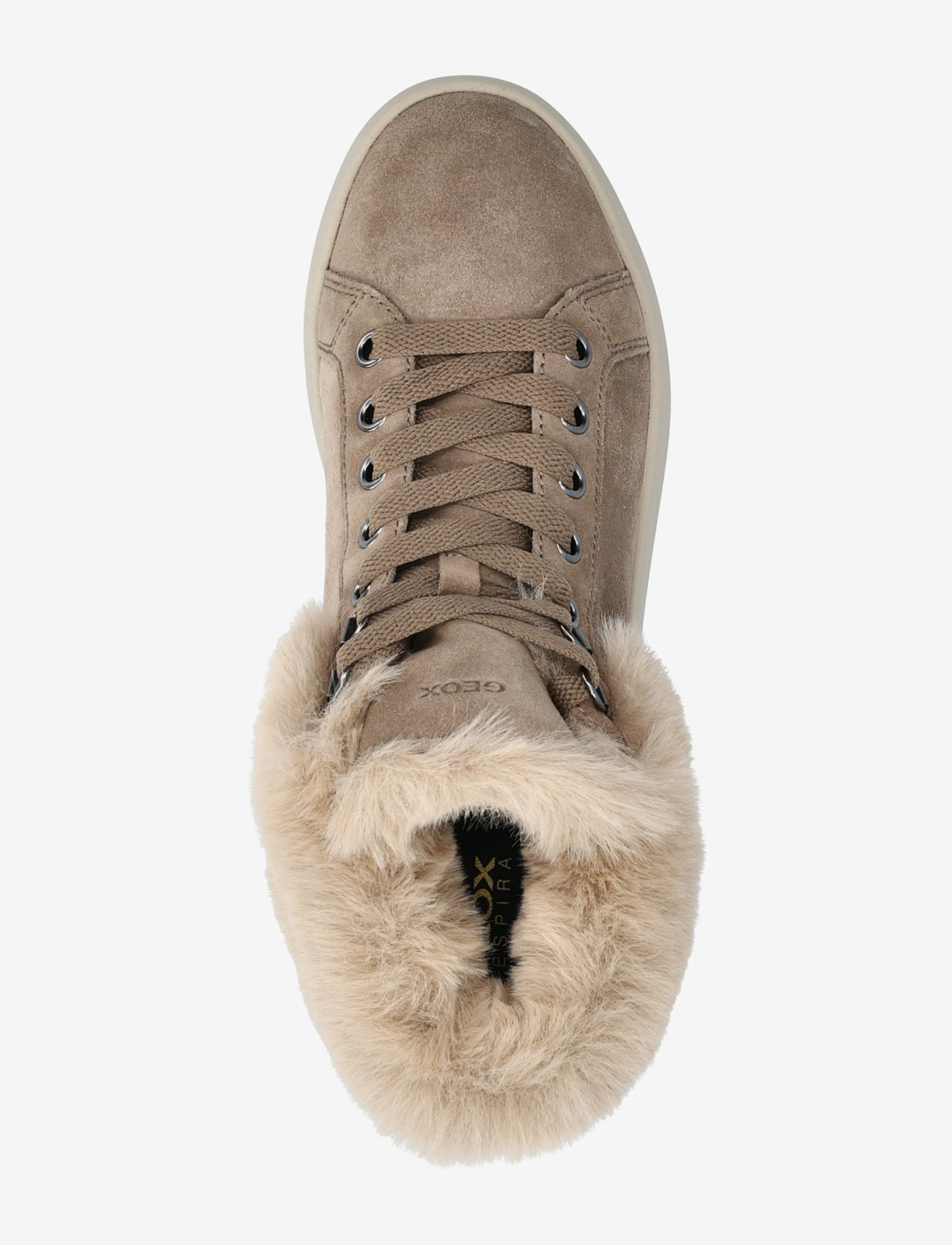GEOX - D SPHERICA EC4.1 A - high top sneakers - taupe - 3