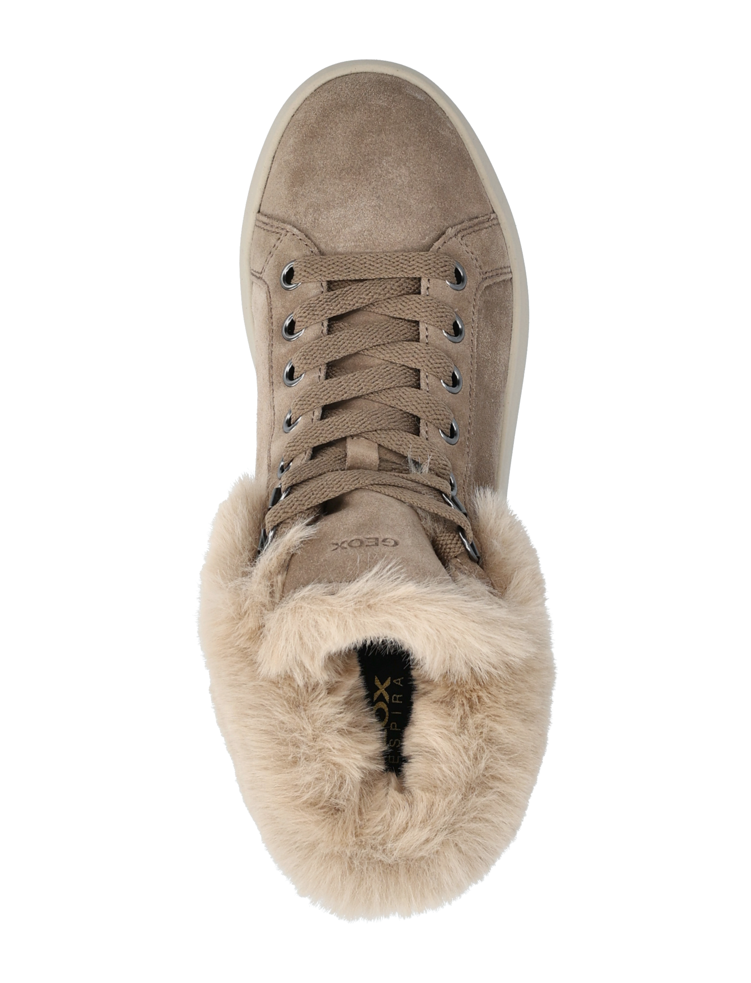 GEOX - D SPHERICA EC4.1 A - high top sneakers - taupe - 3