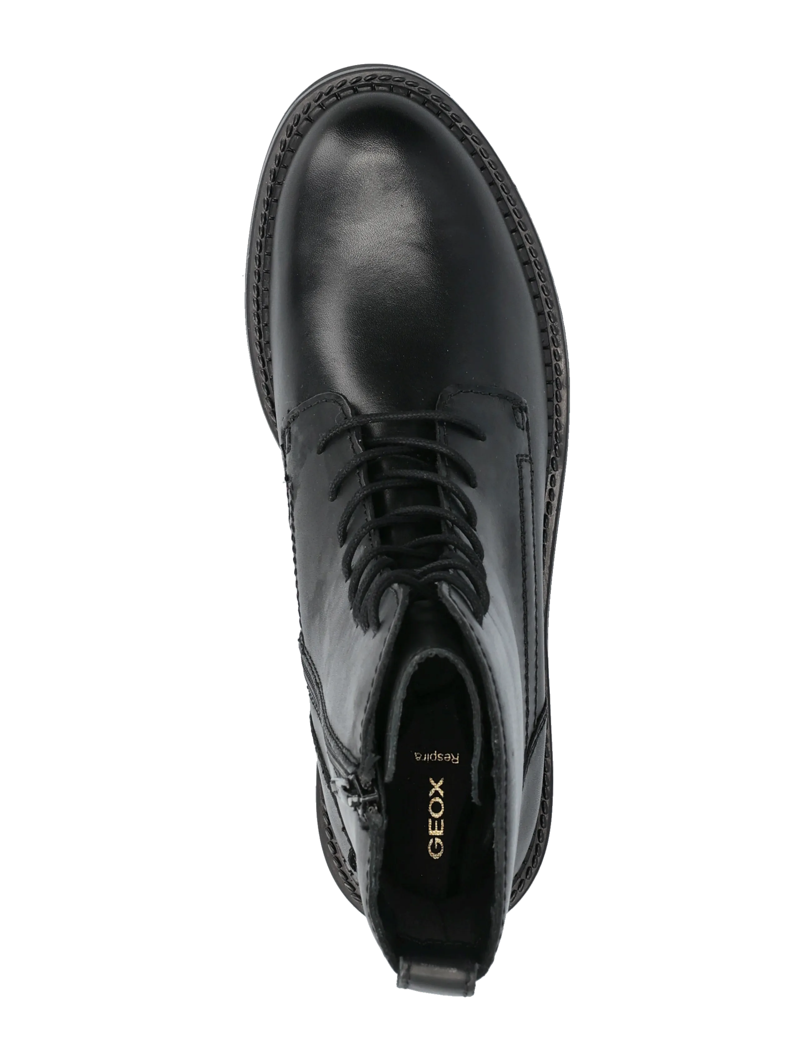 GEOX - D SERILDA G - snøreboots - black - 3