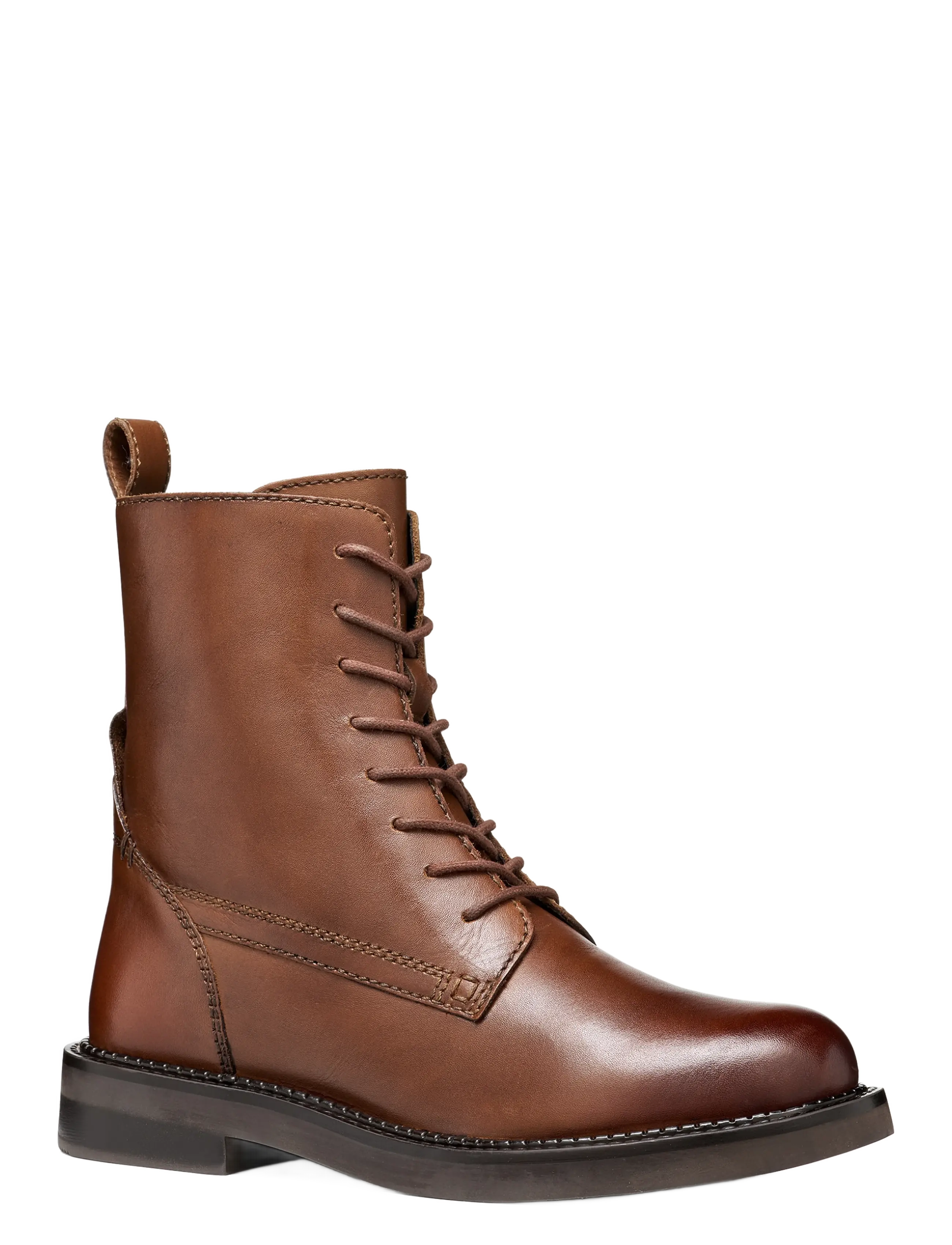 GEOX D SERILDA G - Stiefel - DARK BROWN / brown