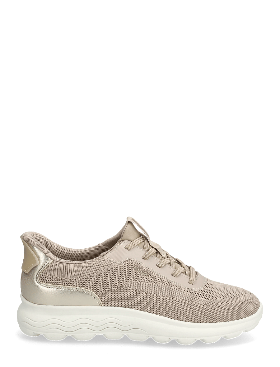 GEOX - D SPHERICA PLUS A - lage sneakers - taupe/ gold - 1