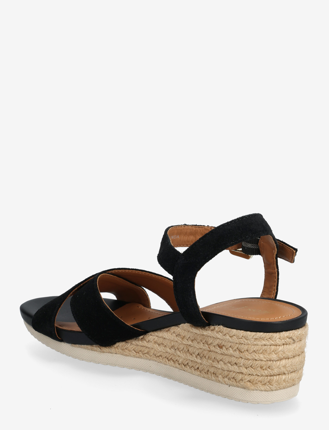 GEOX - D ISCHIA CORDA B - espadrillos med klack - black - 1