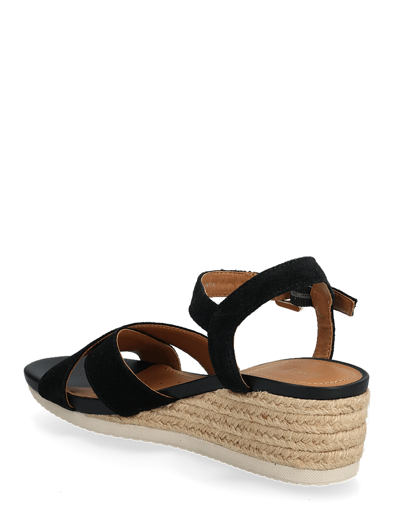 GEOX - D ISCHIA CORDA B - espadrilles mit absatz - black - 1