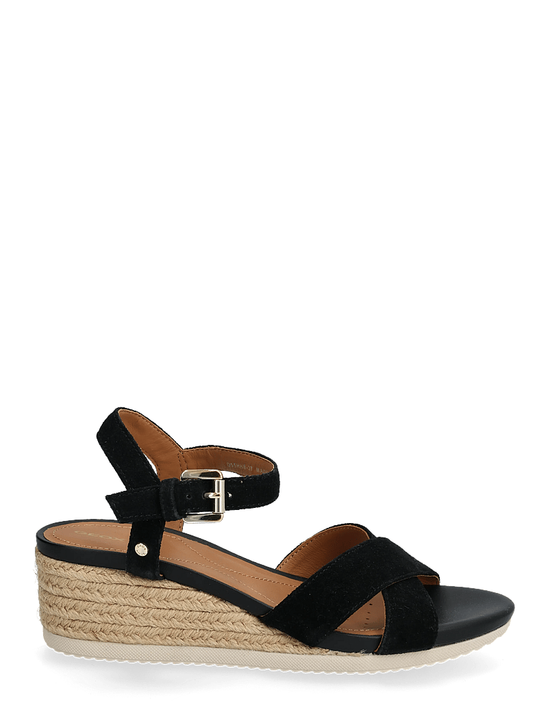 GEOX - D ISCHIA CORDA B - espadrilles mit absatz - black - 2