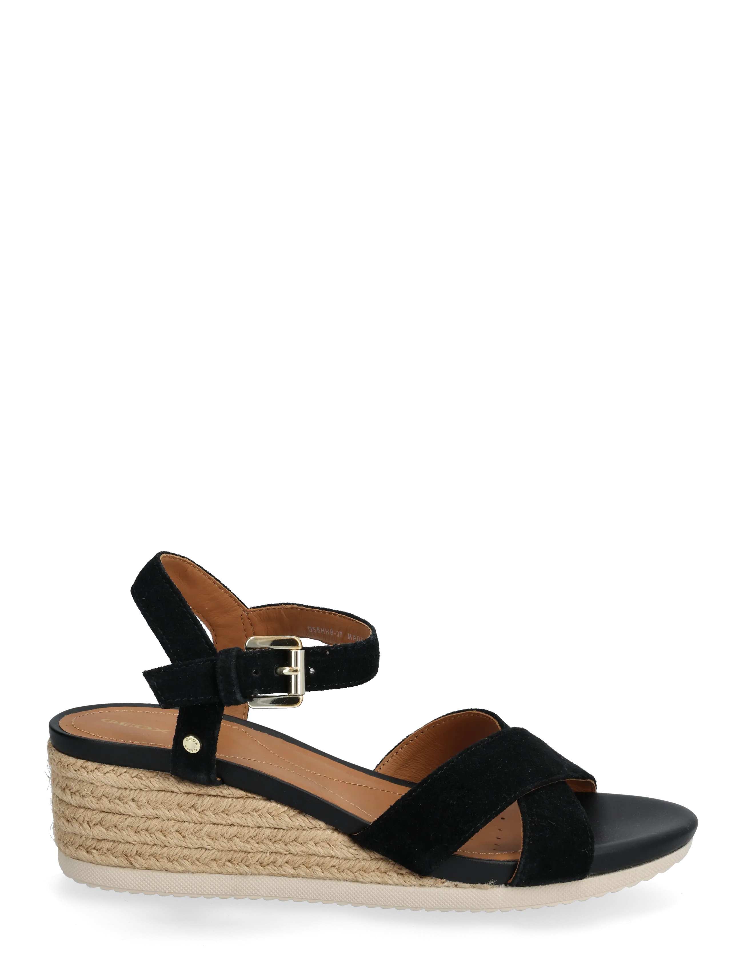 GEOX - D ISCHIA CORDA B - heeled espadrilles - black - 2