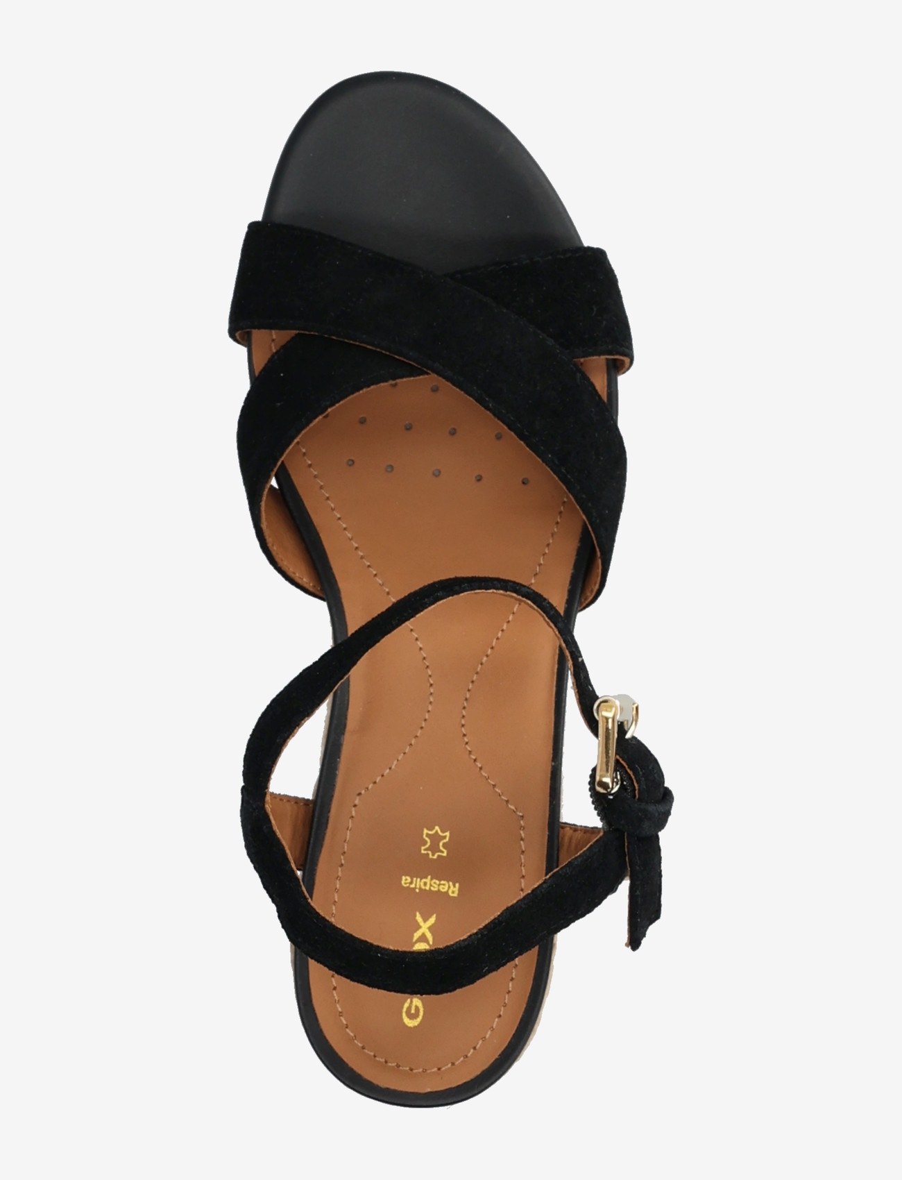 GEOX - D ISCHIA CORDA B - espadrillos med klack - black - 3