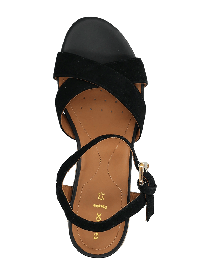 GEOX - D ISCHIA CORDA B - espadrilles mit absatz - black - 3