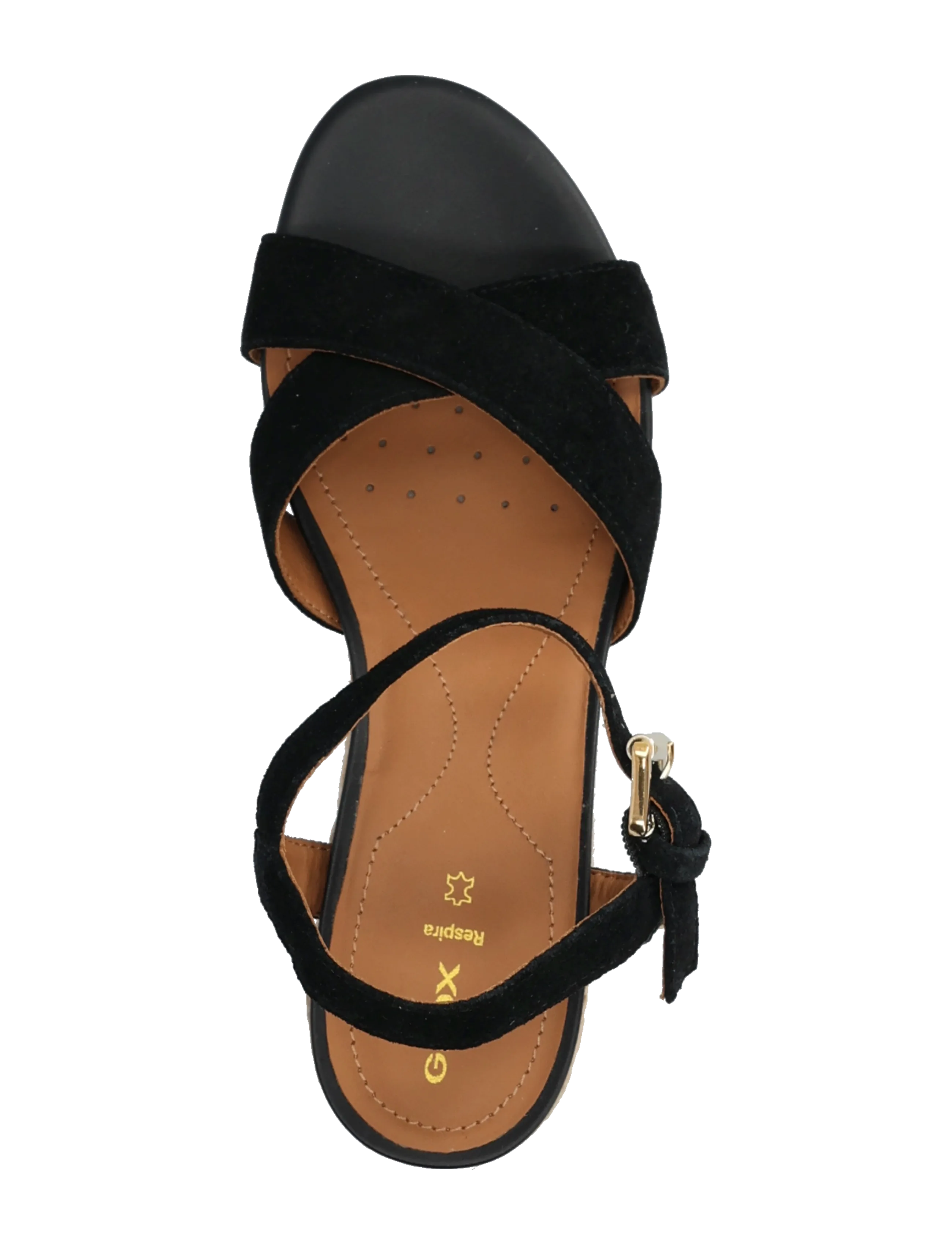 GEOX - D ISCHIA CORDA B - heeled espadrilles - black - 3