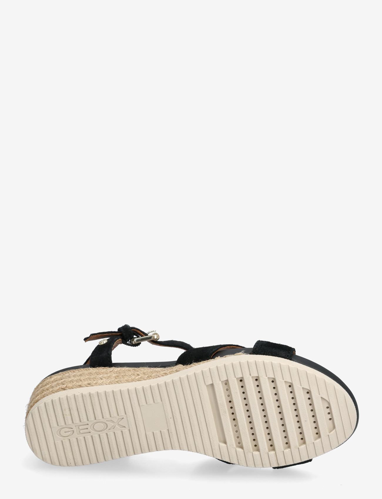 GEOX - D ISCHIA CORDA B - espadrillos med klack - black - 4