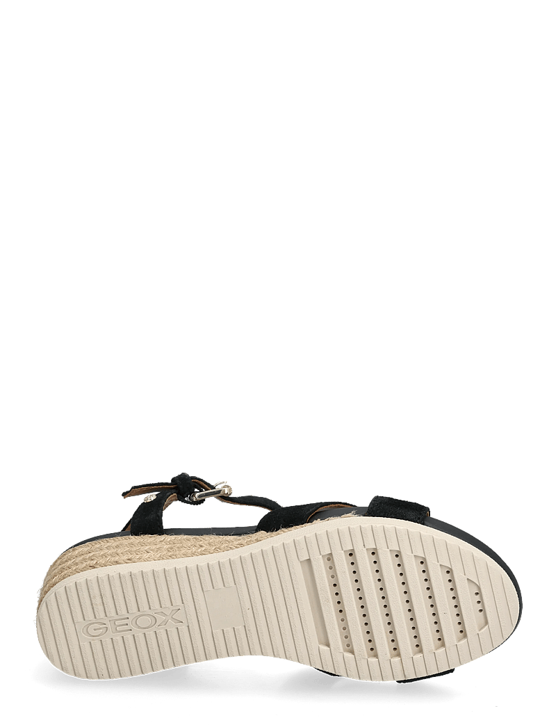 GEOX - D ISCHIA CORDA B - espadrilles mit absatz - black - 4
