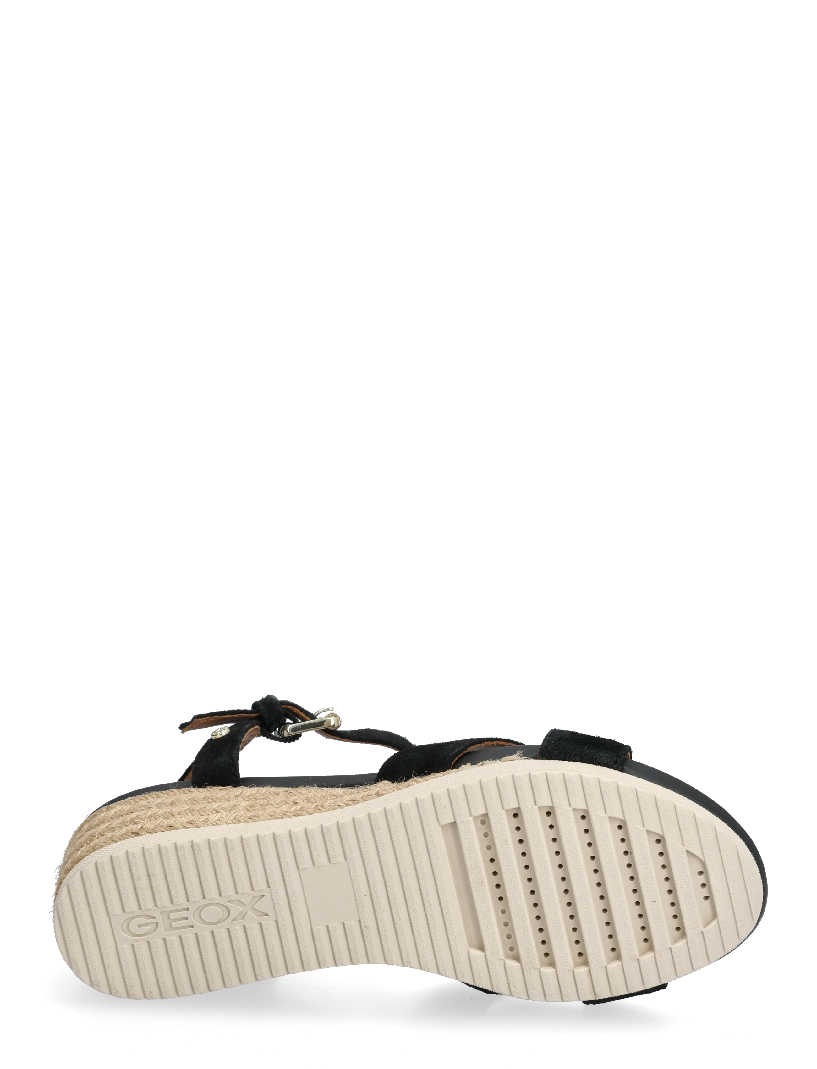 GEOX - D ISCHIA CORDA B - heeled espadrilles - black - 4
