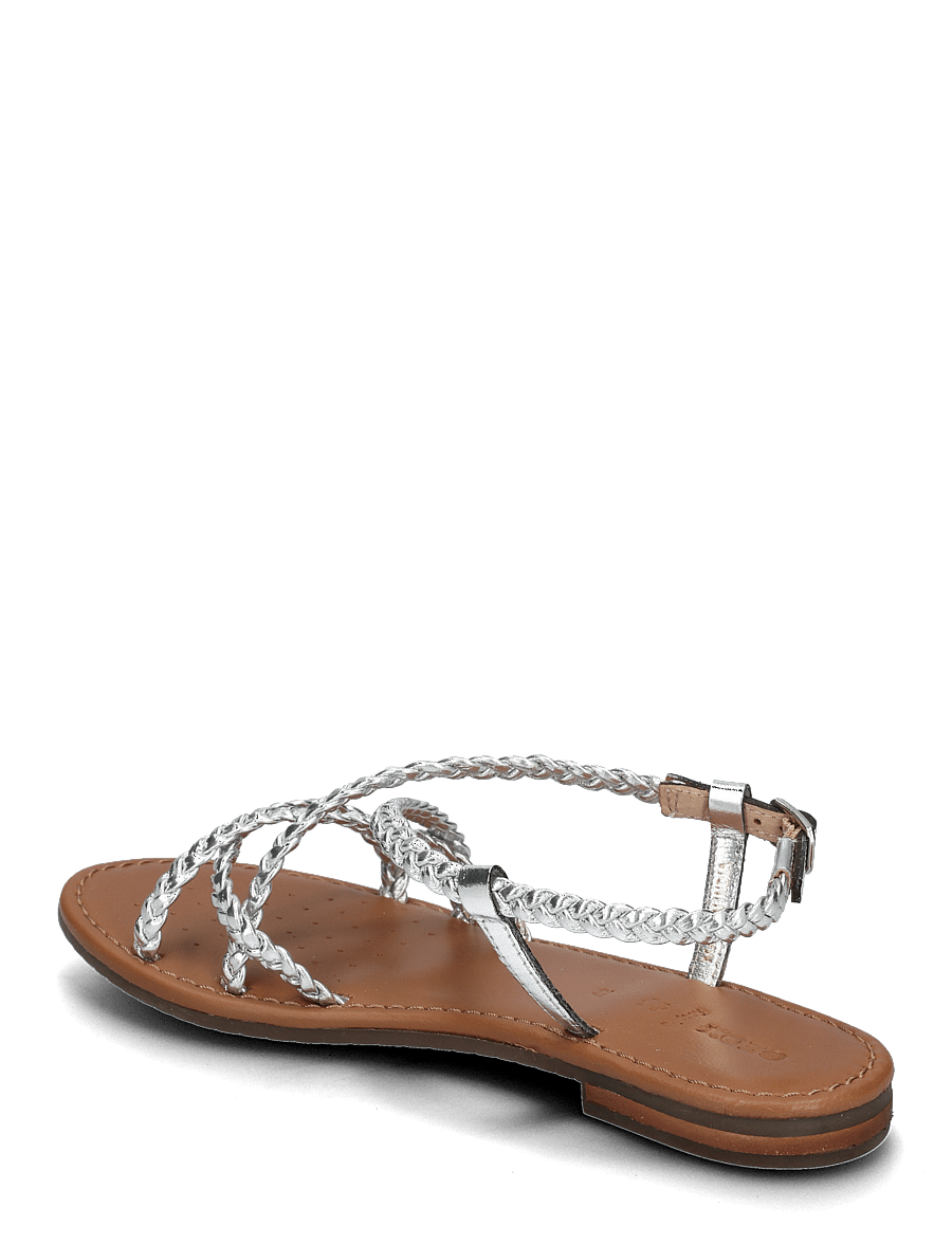 GEOX - D SOZY S D - madalad sandaalid - silver - 2