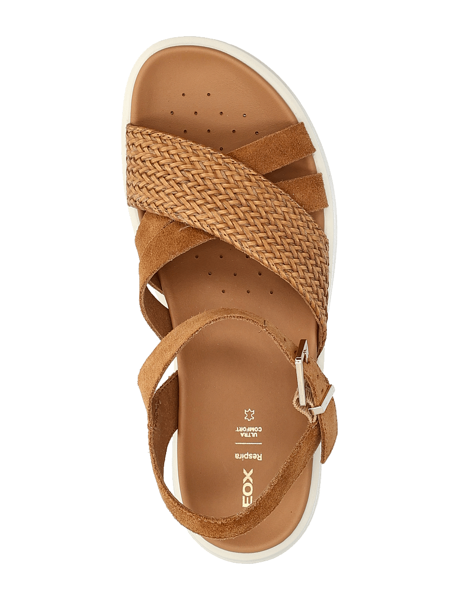 GEOX - D XAND 2S B - plateau-sandalen - cognac - 3