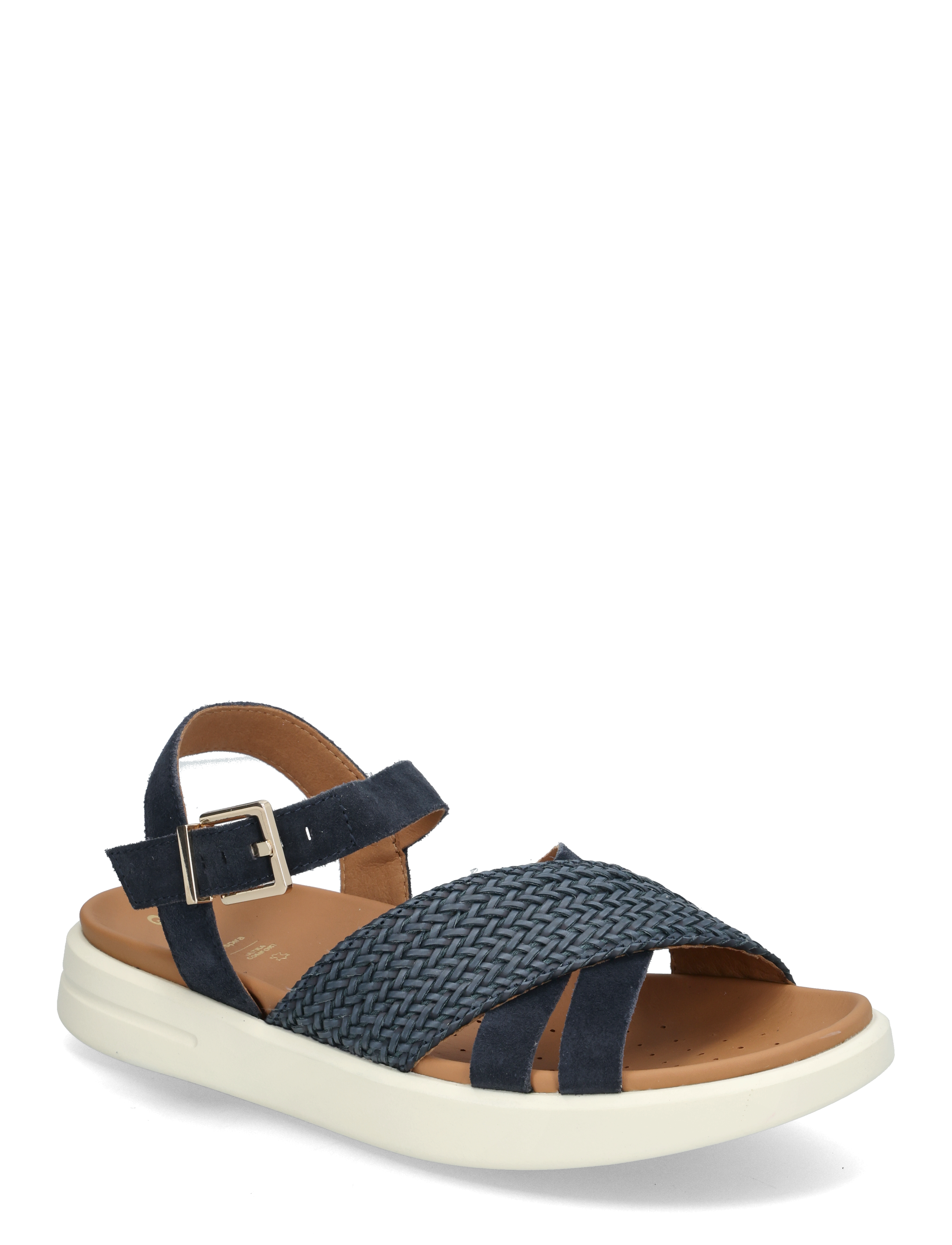GEOX D Xand 2S B, 41, Navy, Sandals > Platform Sandals, Dame