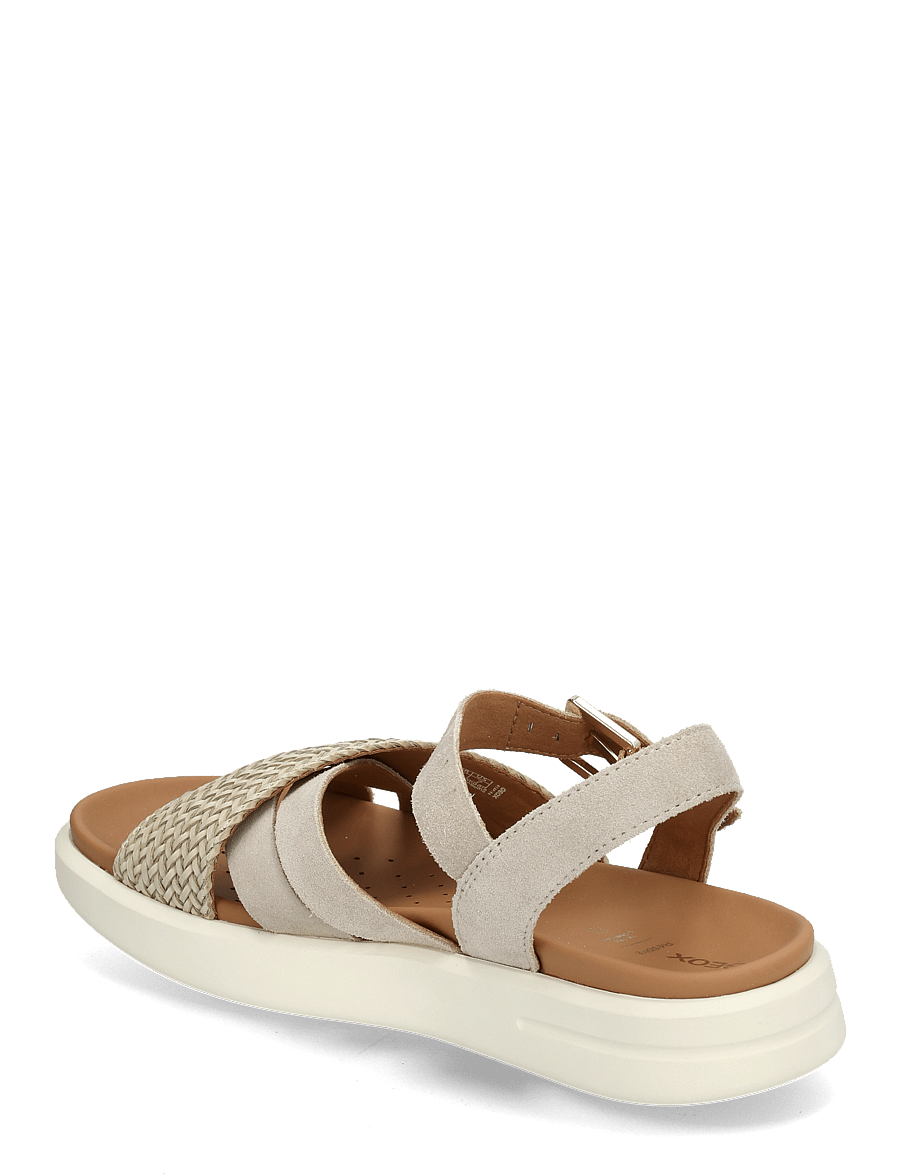 GEOX - D XAND 2S B - platåsandaler - taupe - 2