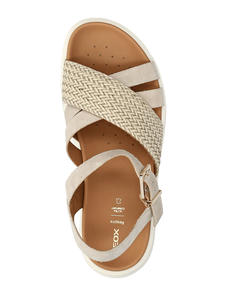 GEOX - D XAND 2S B - platåsandaler - taupe - 3