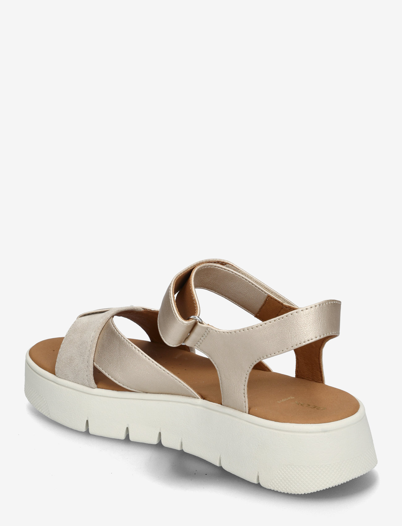 GEOX - D DANDRA 40 B - basutės ant platformos - gold/brown - 2