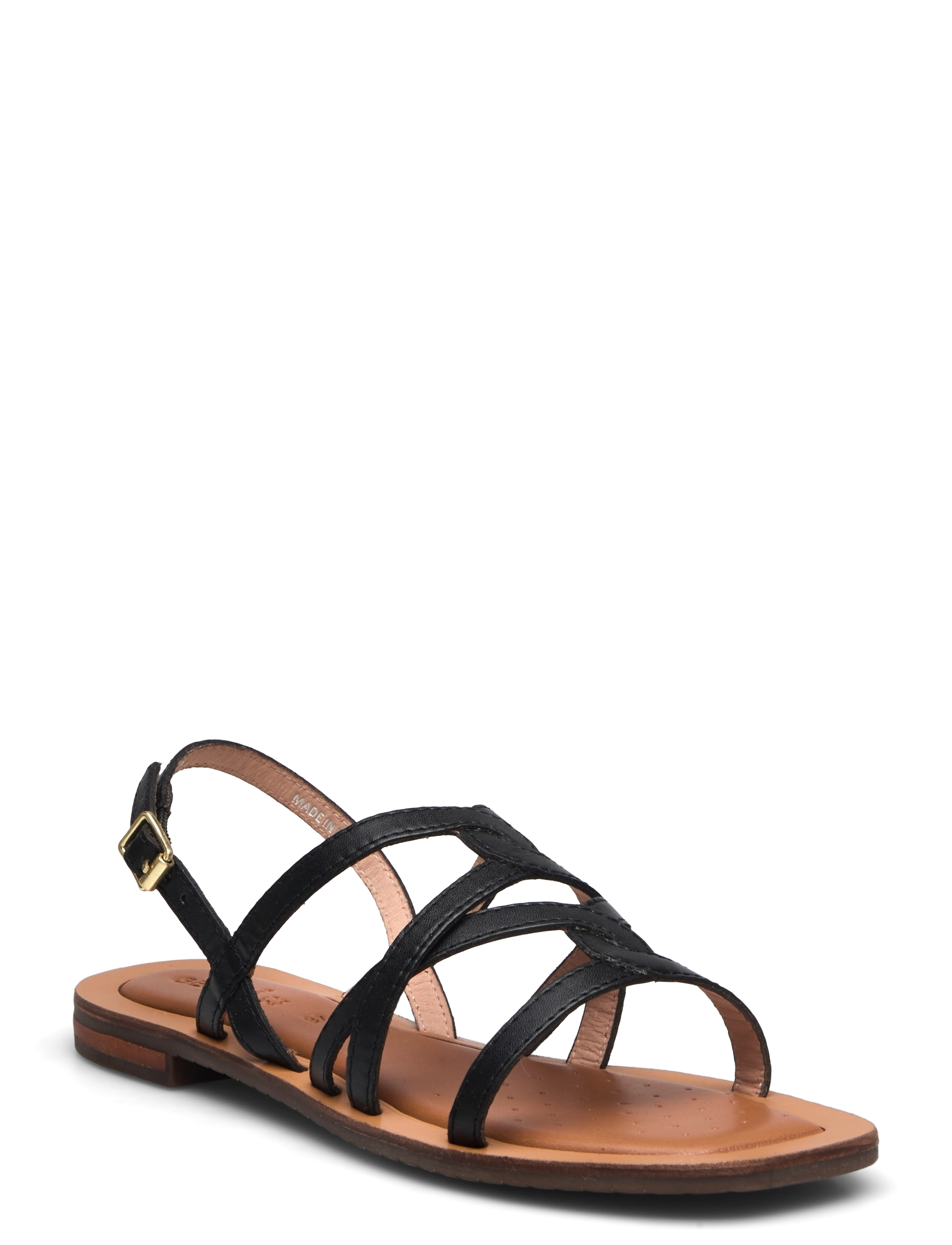GEOX D Sozy Qc A, 36, Sandals, Schwarz - Flat Frauen