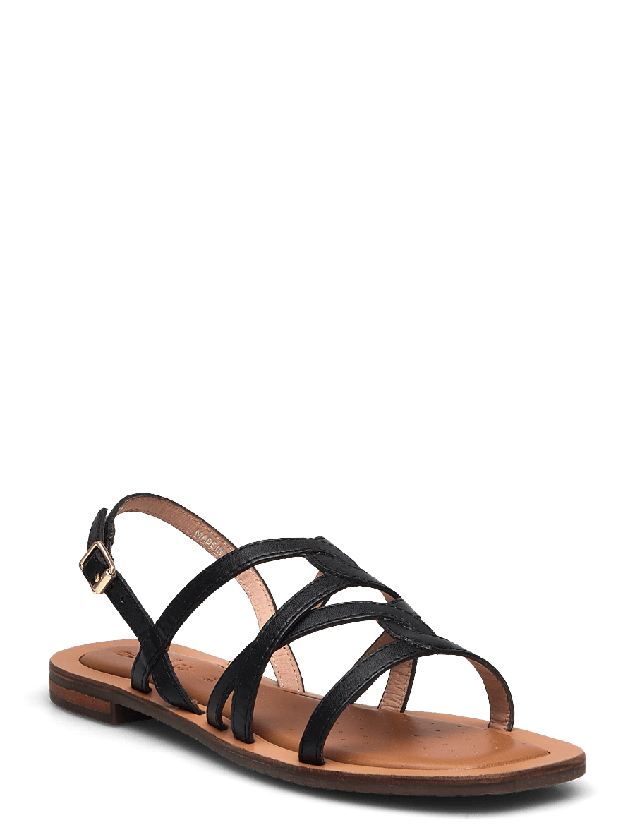 GEOX - D SOZY QC A - flade sandaler - blk oxford - 0