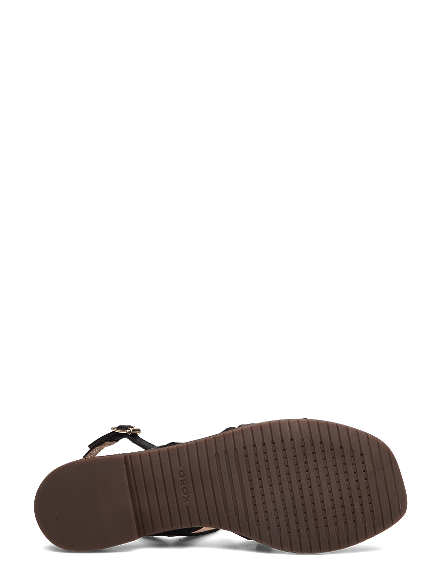 GEOX - D SOZY QC A - flade sandaler - blk oxford - 4