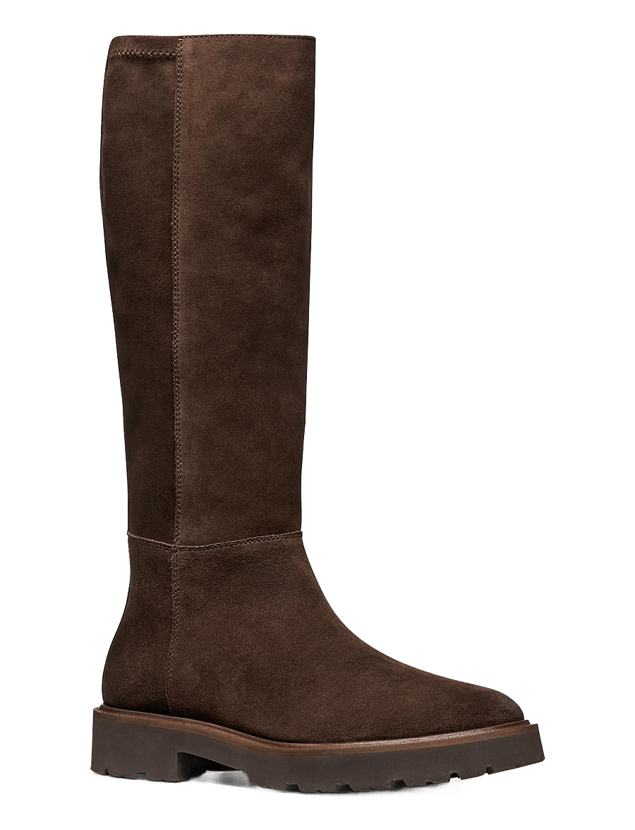 GEOX - D NORIZE B - kniehohe stiefel - dark brown - 0
