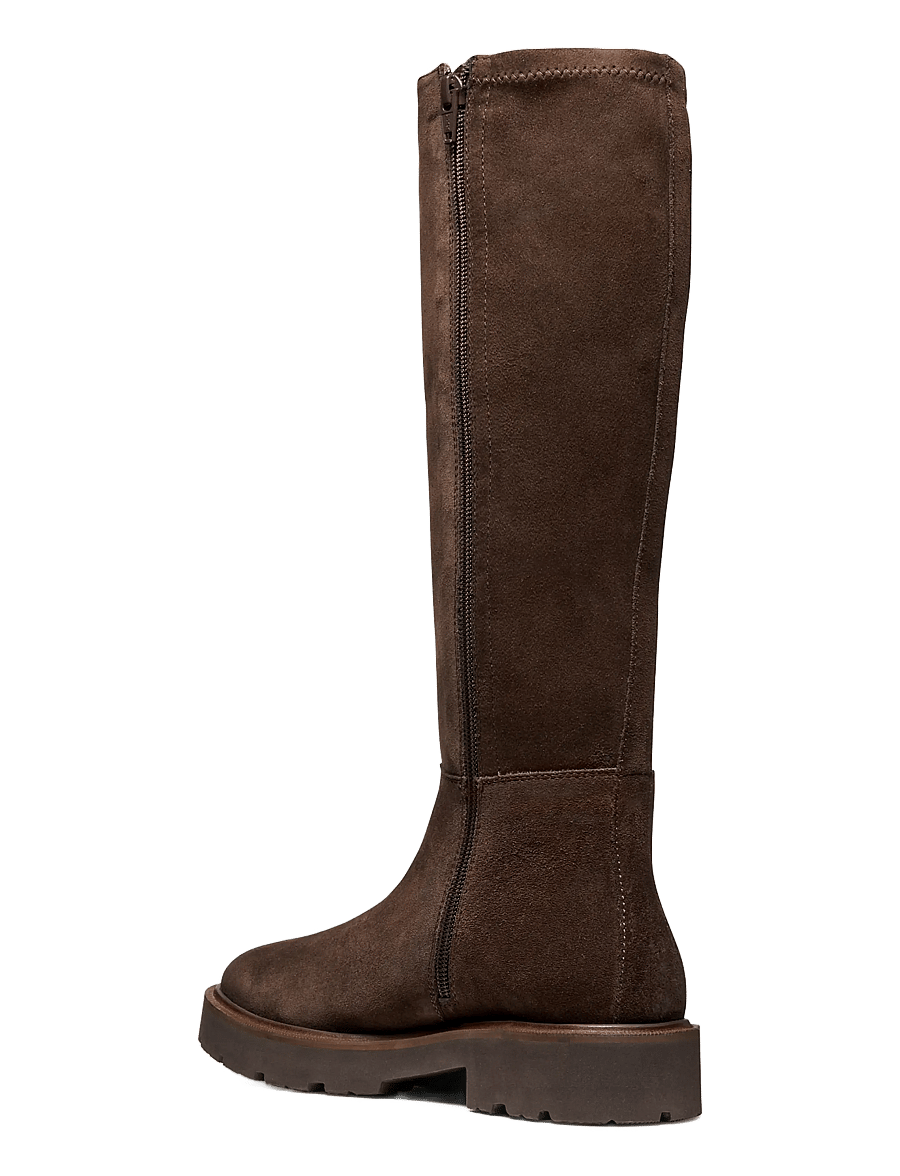 GEOX - D NORIZE B - kniehohe stiefel - dark brown - 1