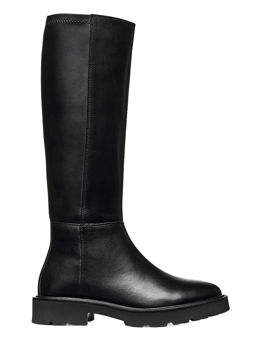 GEOX - D NORIZE B - kniehohe stiefel - black - 1