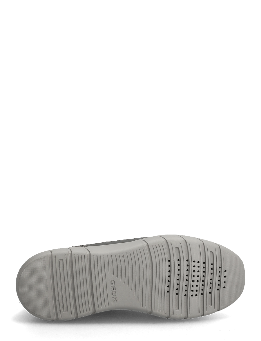 GEOX - D PLUMMERY E - låga sneakers - blk charc2 - 4