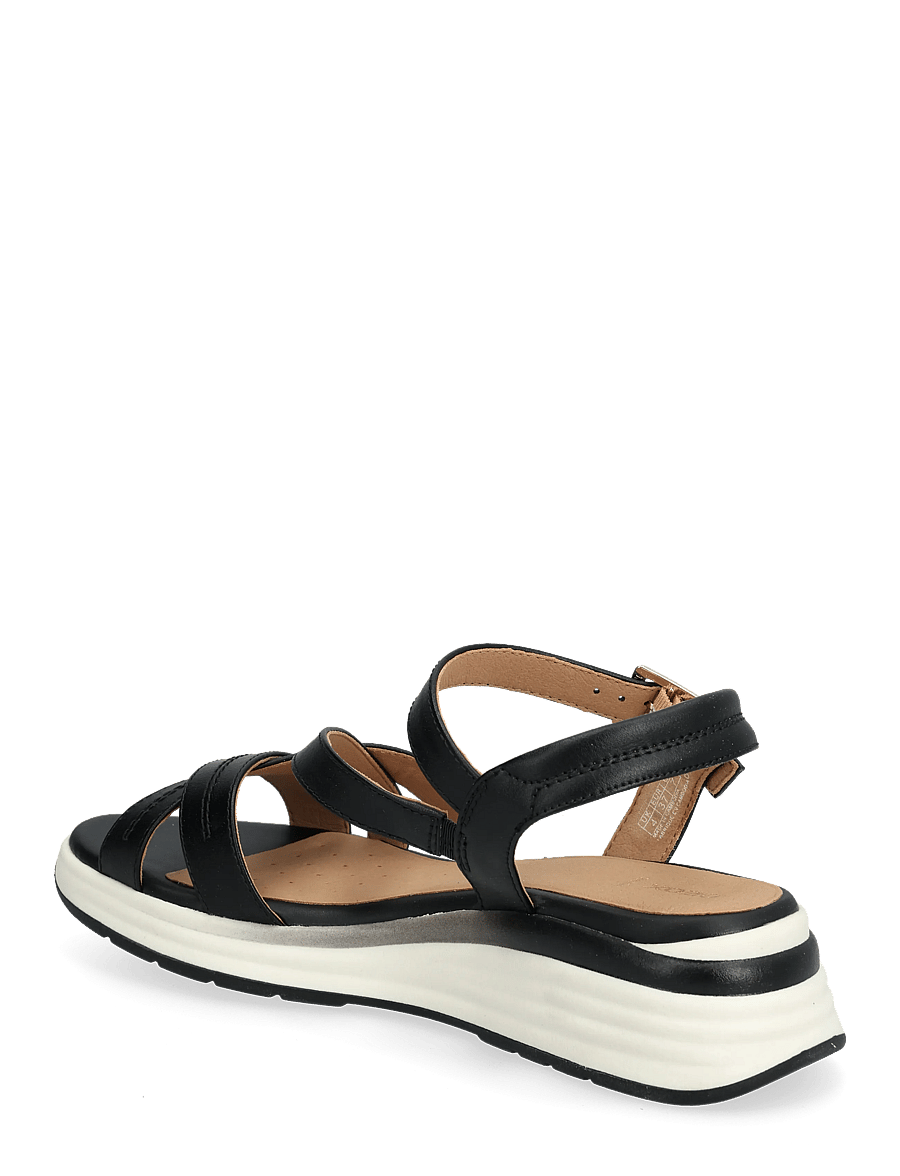 GEOX - D ELOWYNNE A - platvorm sandaalid - black - 1
