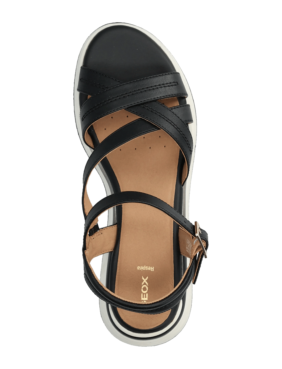 GEOX - D ELOWYNNE A - platvorm sandaalid - black - 3