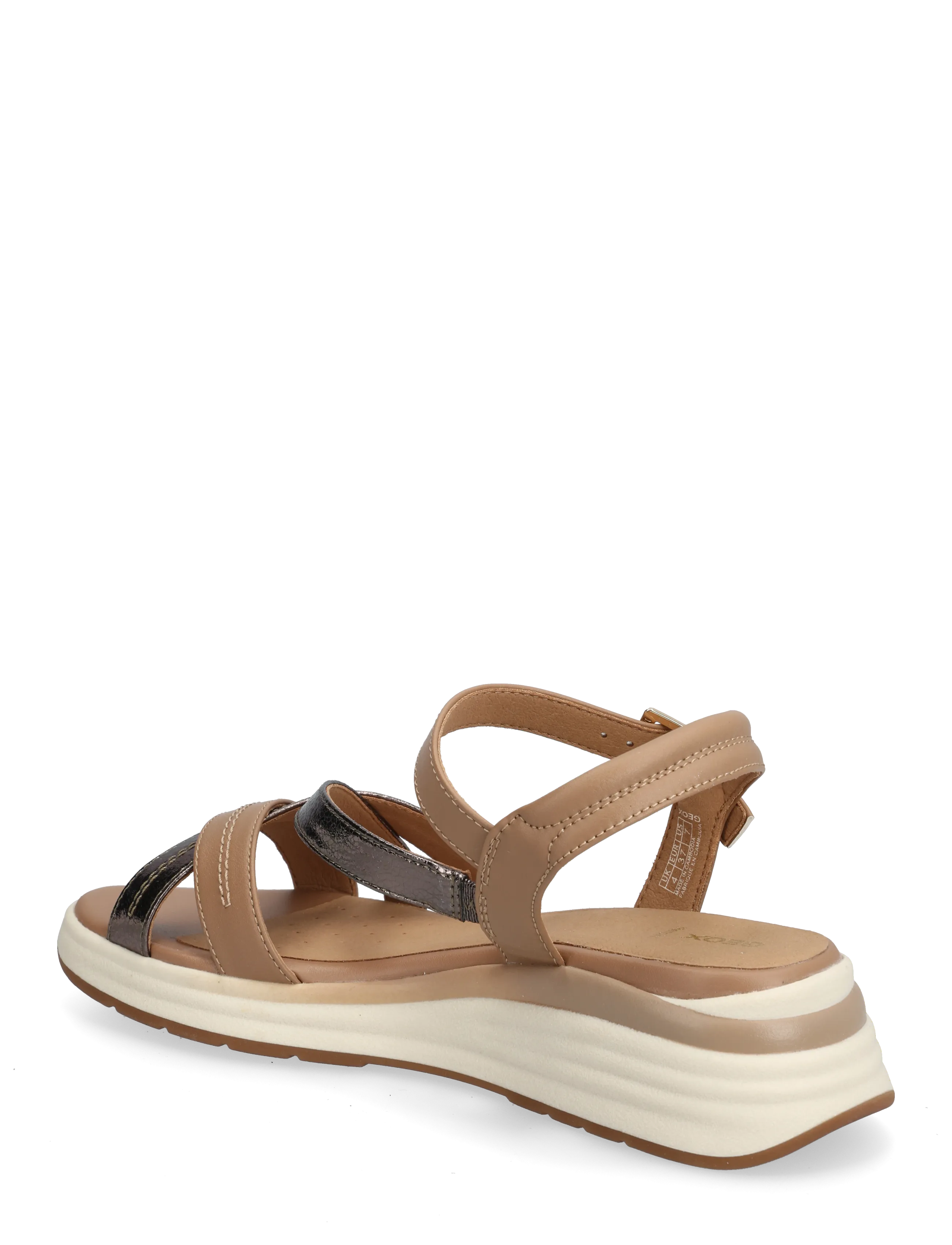 GEOX - D ELOWYNNE A - plateau-sandalen - dark  beige/beige - 2
