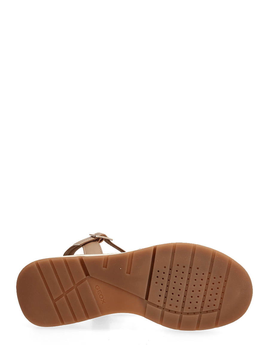 GEOX - D ELOWYNNE A - plateau-sandalen - dark beige/beige - 4