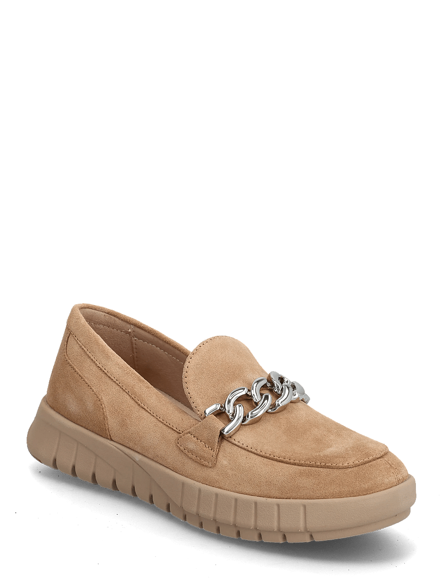 GEOX - D FLEXTRIDE A - jalgatorgatavad tossud - beige - 0