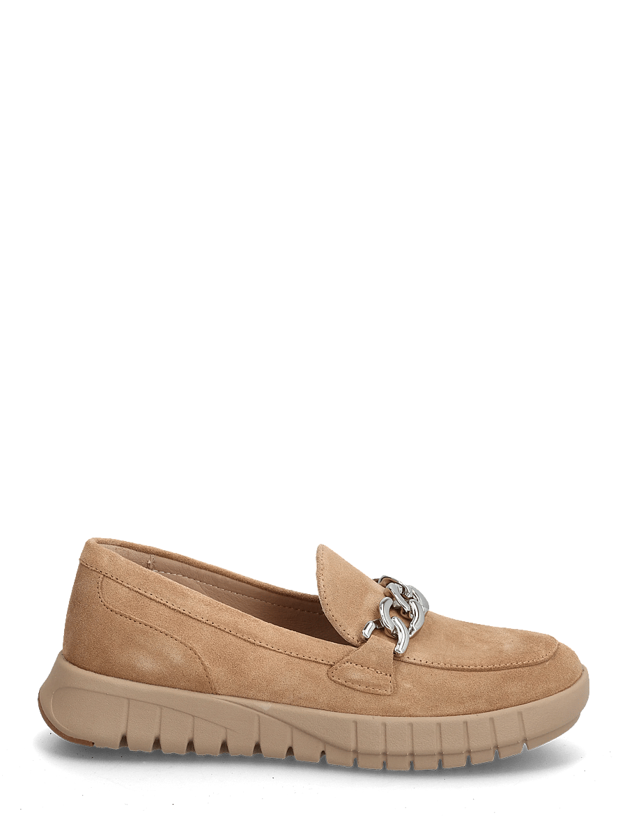 GEOX - D FLEXTRIDE A - jalgatorgatavad tossud - beige - 1