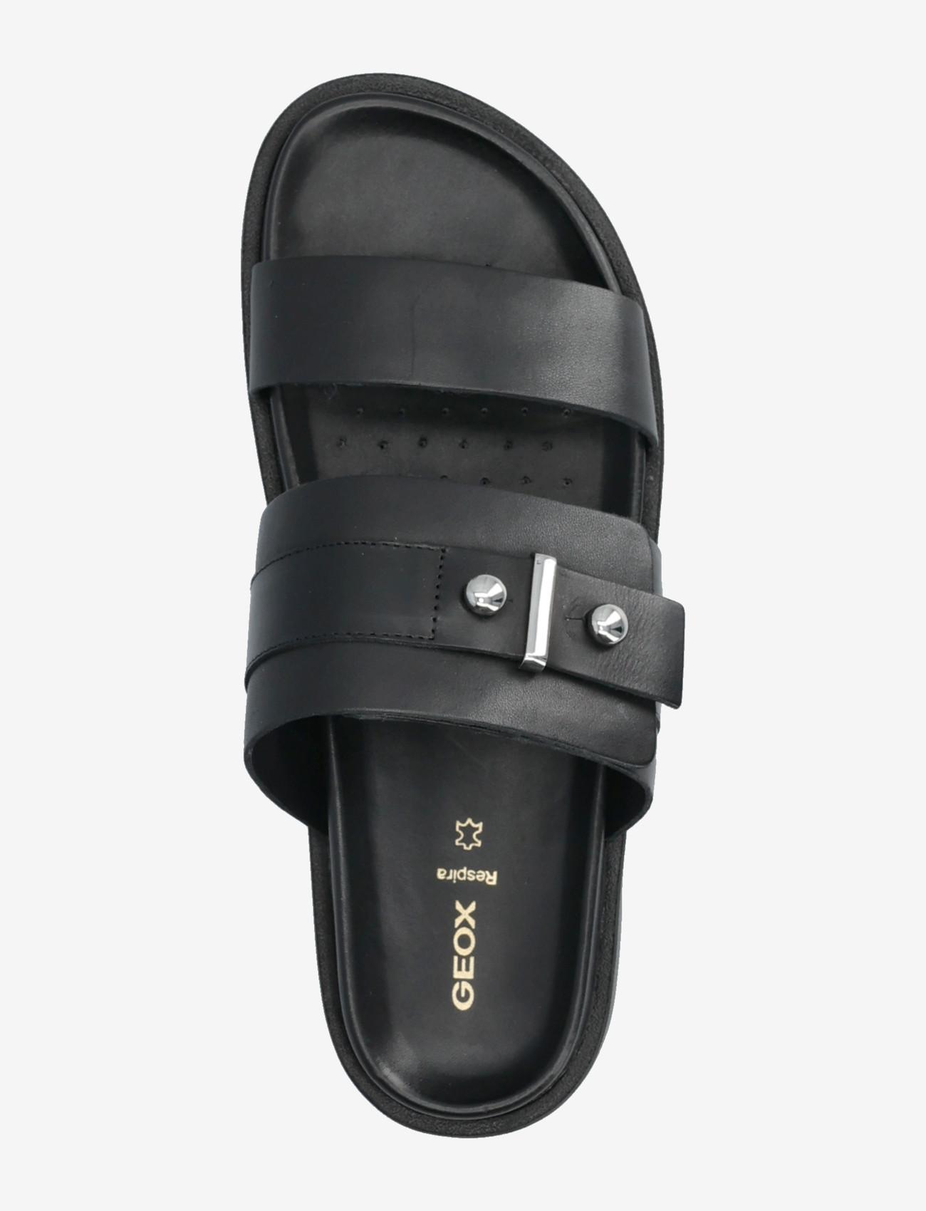 GEOX - D ADELASH H F - platformsandaler - black - 3