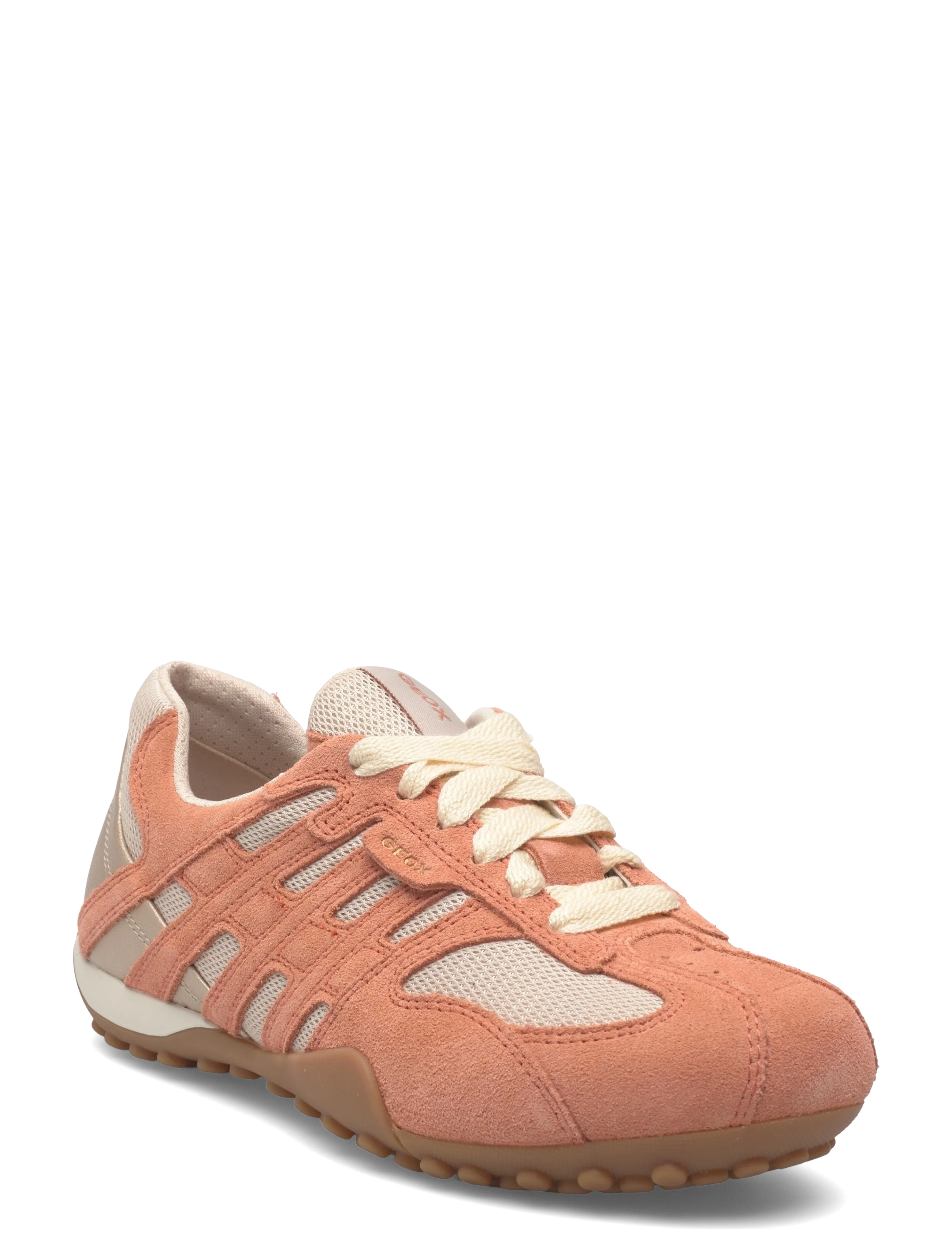 GEOX D SNAKE ORIGINAL A - Sneakers - PAPYRUS/PEACH / coral