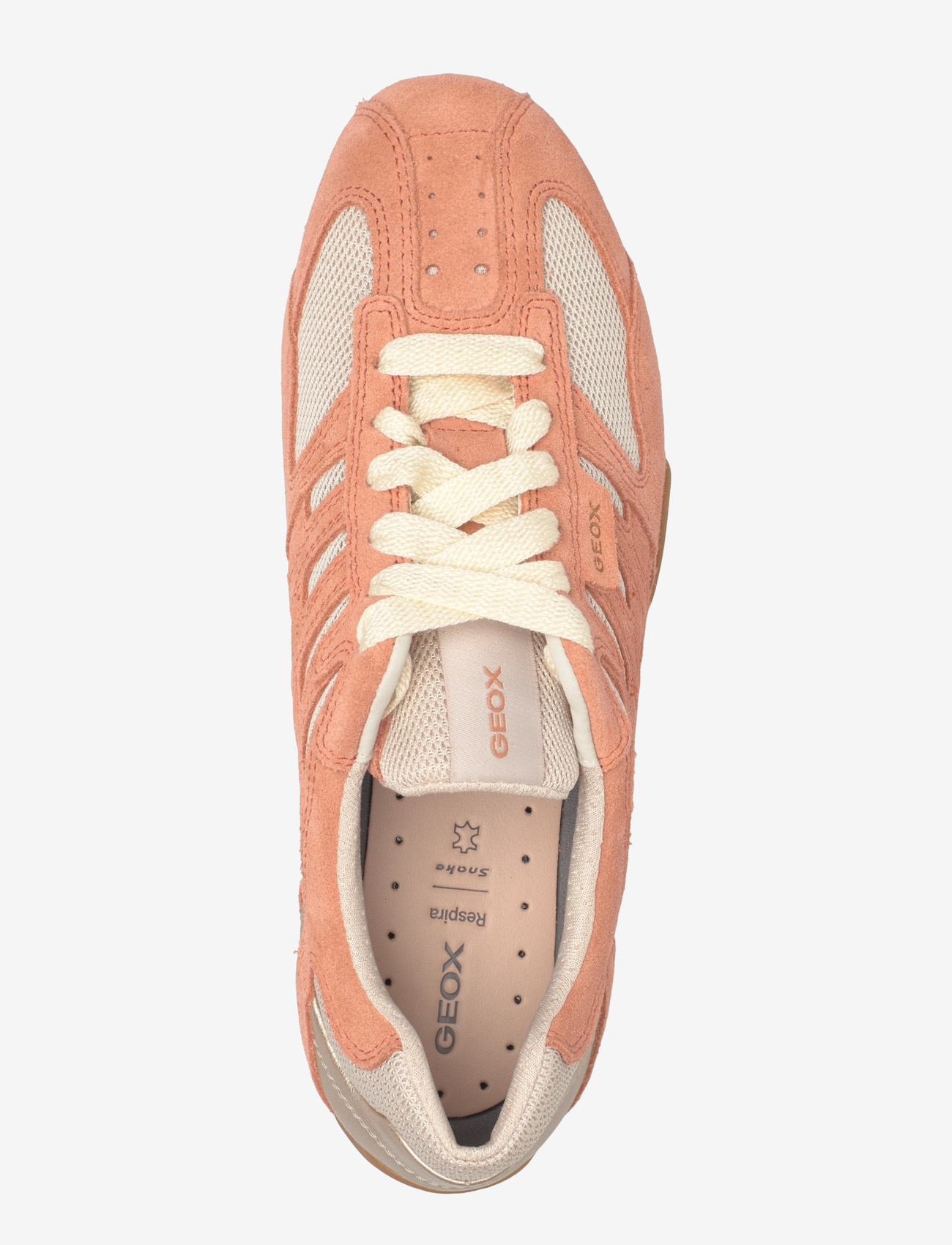 GEOX - D SNAKE ORIGINAL A - lave sneakers - papyrus/peach - 3