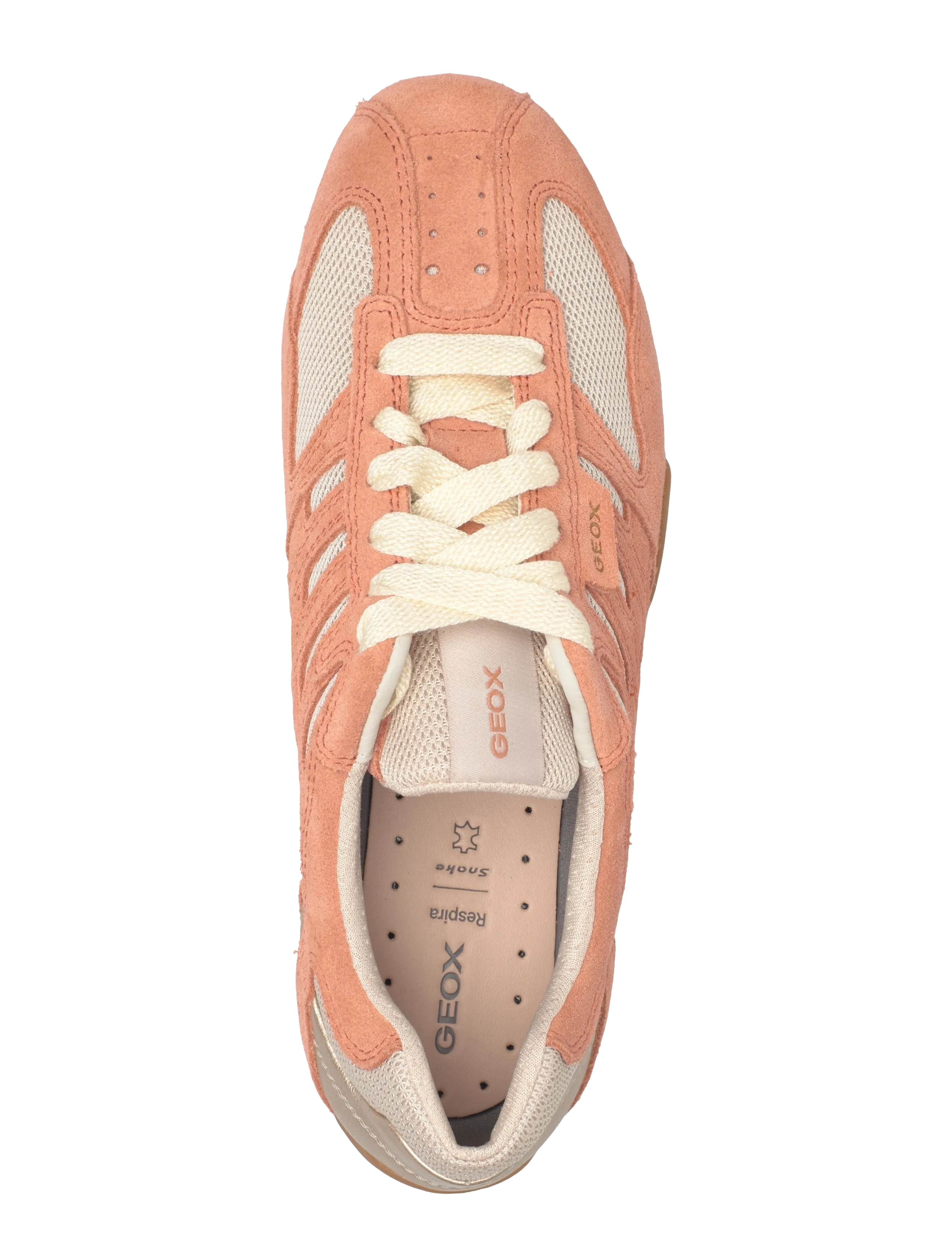 GEOX - D SNAKE ORIGINAL A - lave sneakers - papyrus/peach - 3