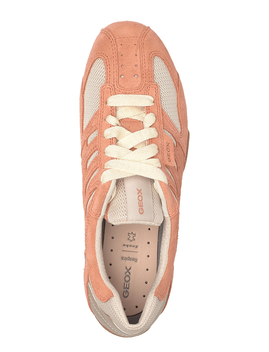 GEOX - D SNAKE ORIGINAL A - niedrige sneaker - papyrus/peach - 3