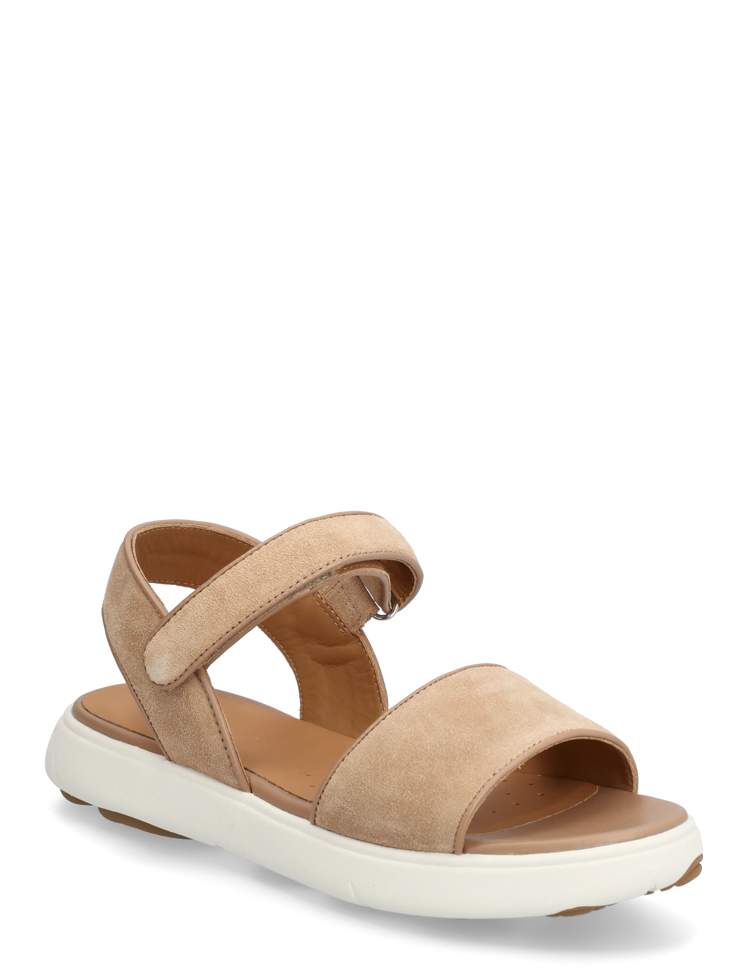 GEOX D Nebula 2.0 C S A, 37, Sandals, Beige - Flat Frauen