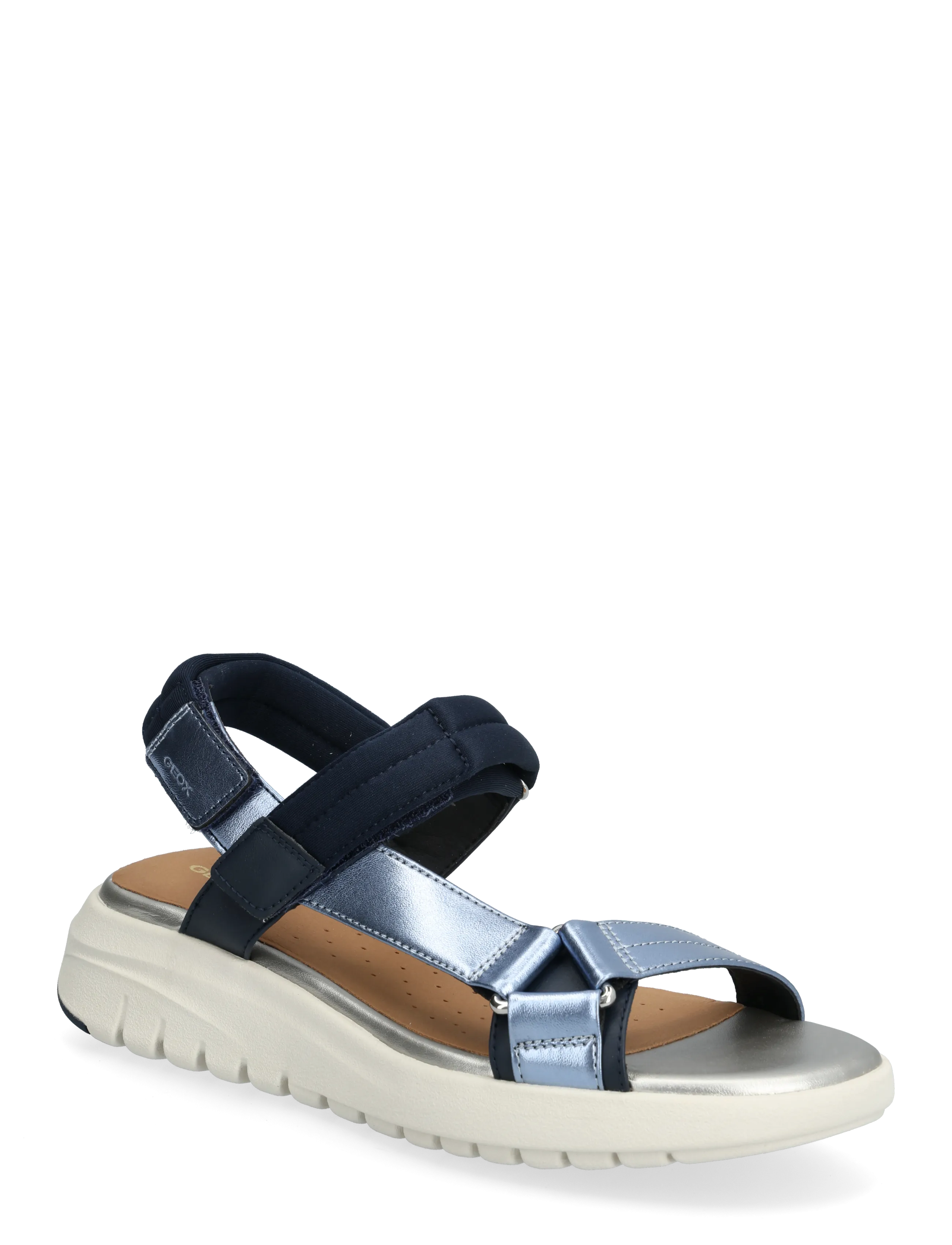 GEOX D Flextride S D, 39, Navy, Sandals > Platform Sandals, Dame