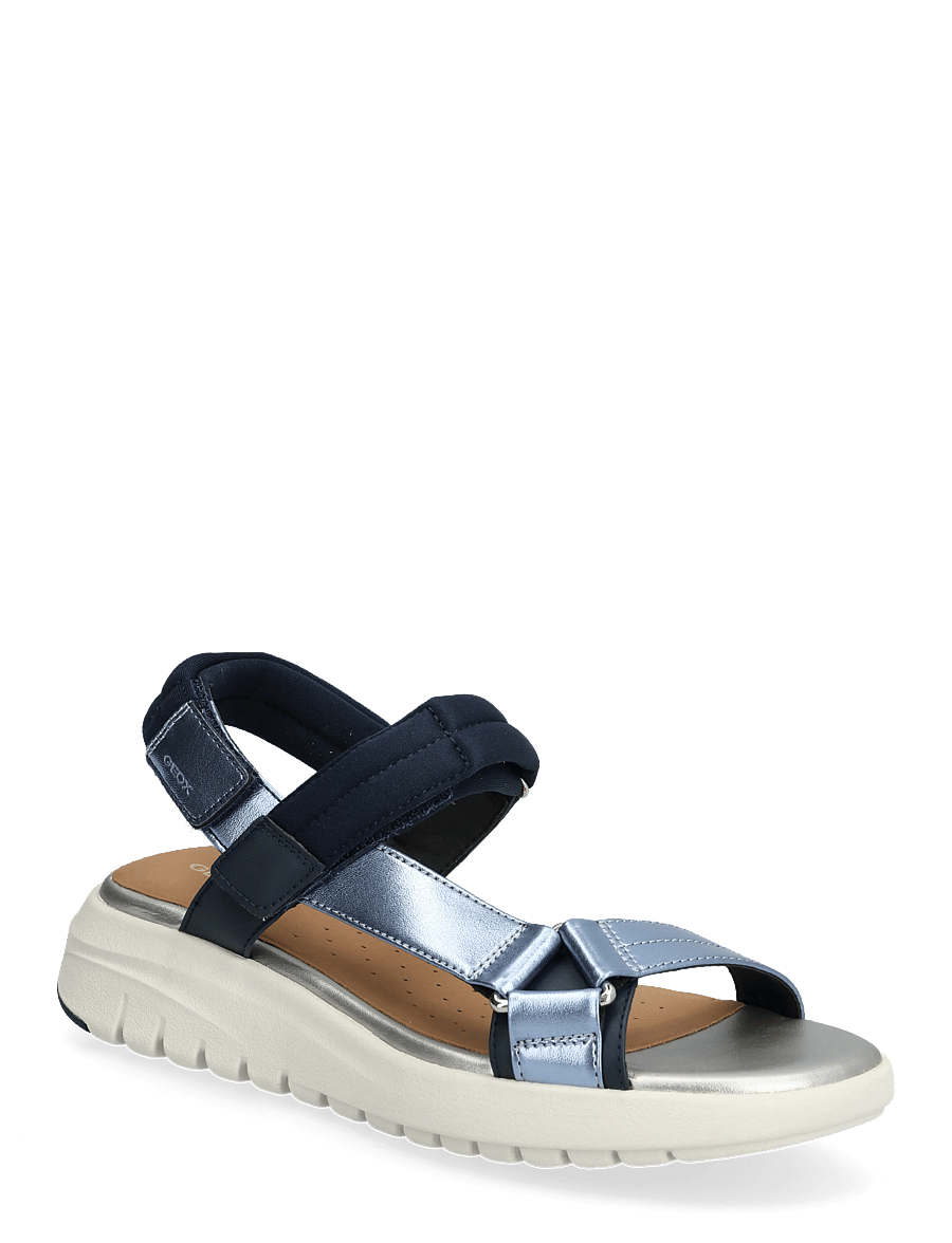 GEOX - D FLEXTRIDE S D - flache sandalen - navy/avio - 0