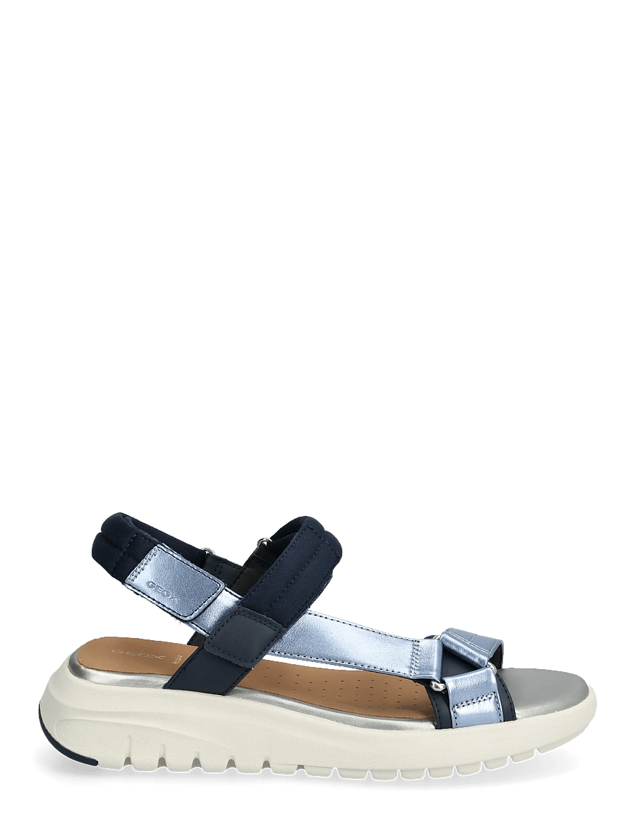 GEOX - D FLEXTRIDE S D - flache sandalen - navy/avio - 1