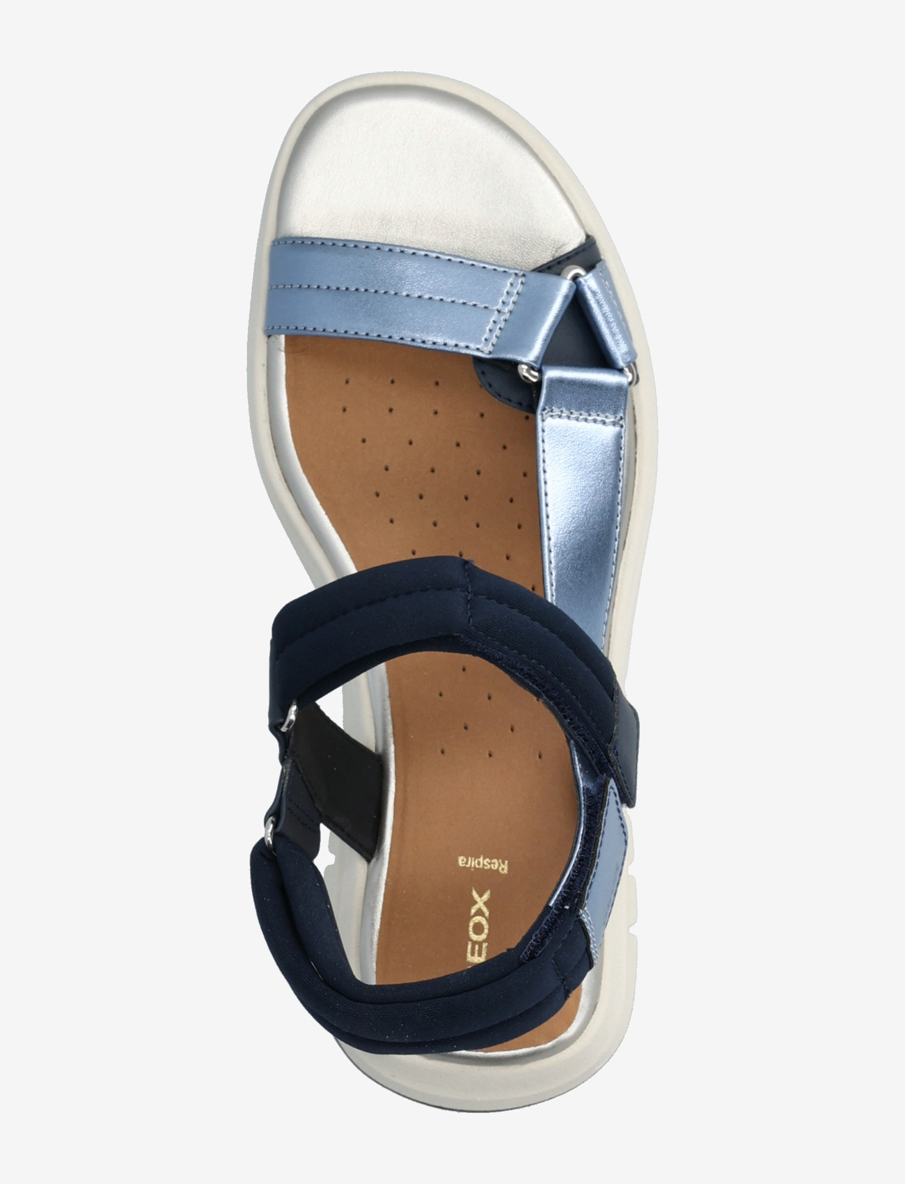 GEOX - D FLEXTRIDE S D - flade sandaler - navy/avio - 3