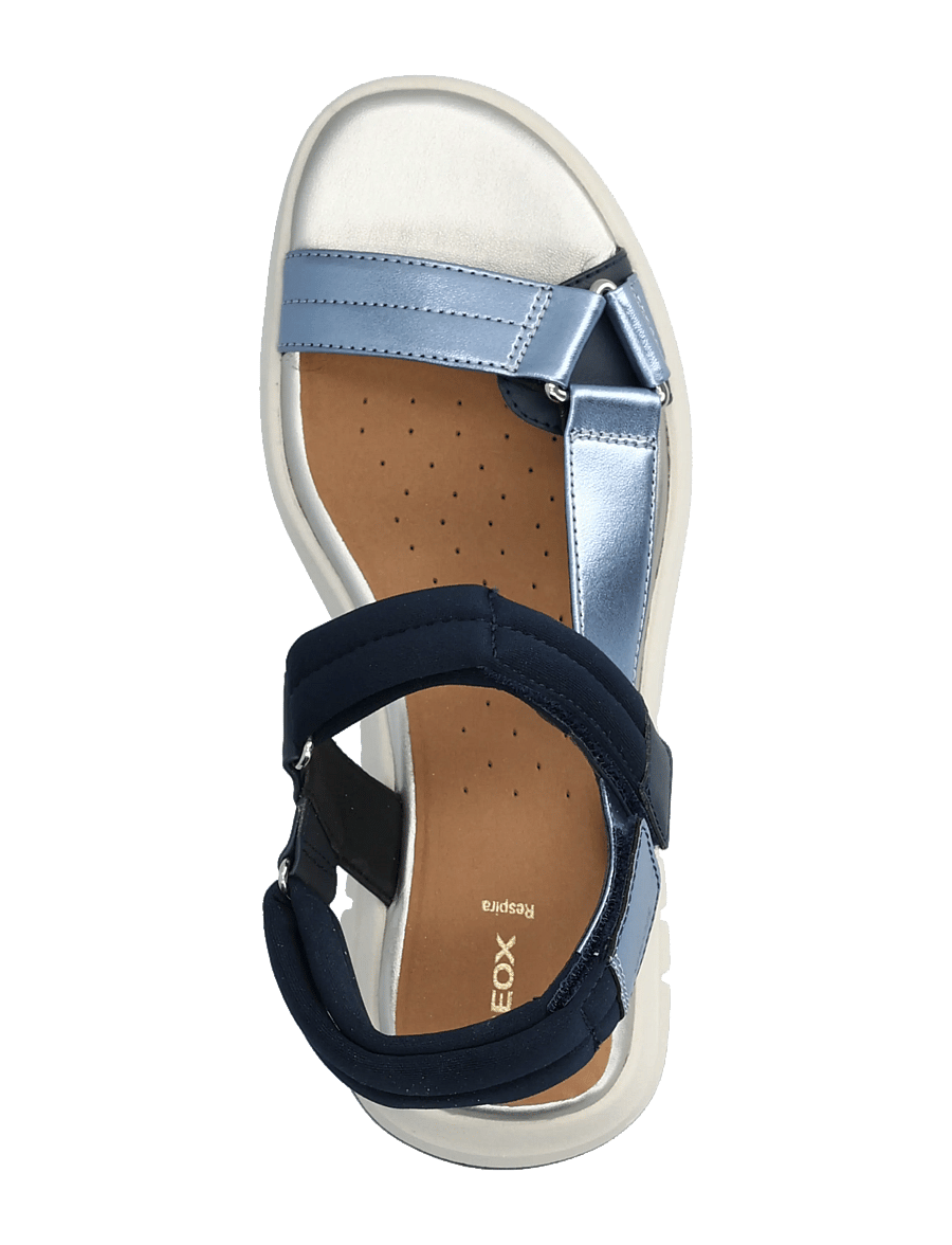 GEOX - D FLEXTRIDE S D - flache sandalen - navy/avio - 3