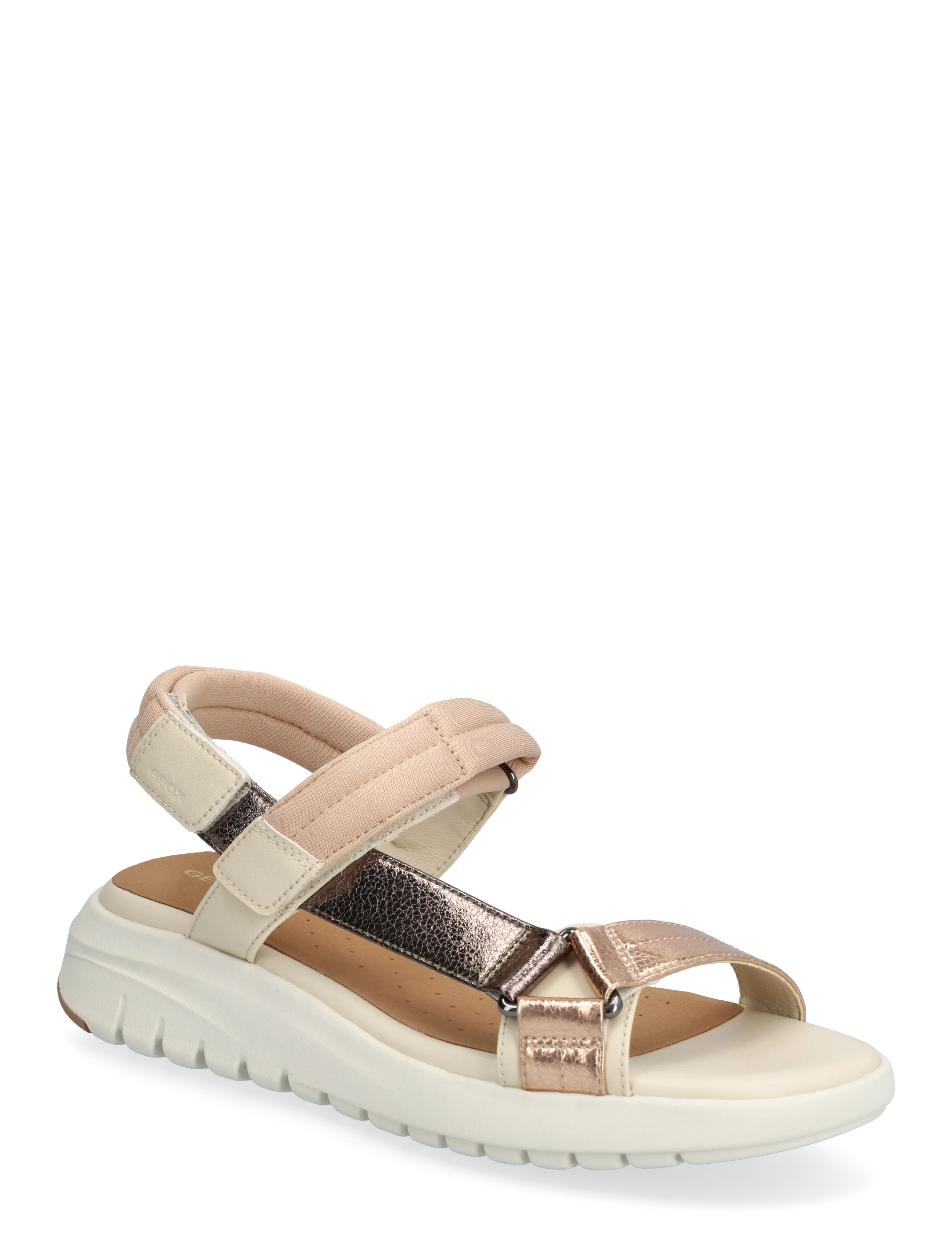 GEOX D FLEXTRIDE S D - Campaign - PAPYRUS/DK BEIGE / beige
