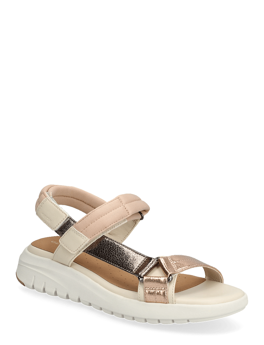 GEOX - D FLEXTRIDE S D - flache sandalen - papyrus/dk beige - 0