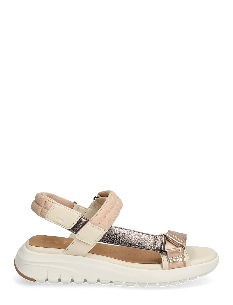 GEOX - D FLEXTRIDE S D - flache sandalen - papyrus/dk beige - 1