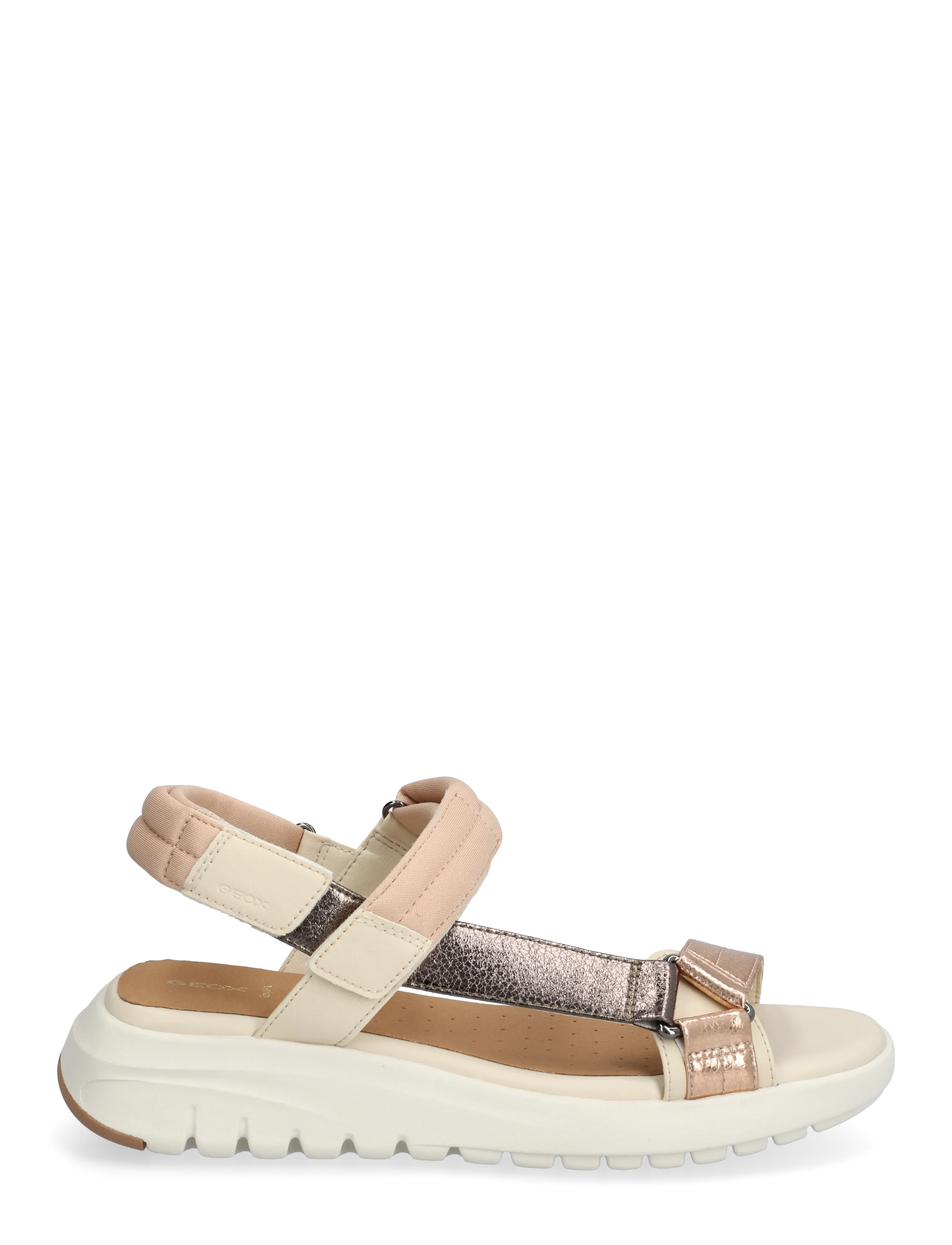 GEOX - D FLEXTRIDE S D - flade sandaler - papyrus/dk beige - 1
