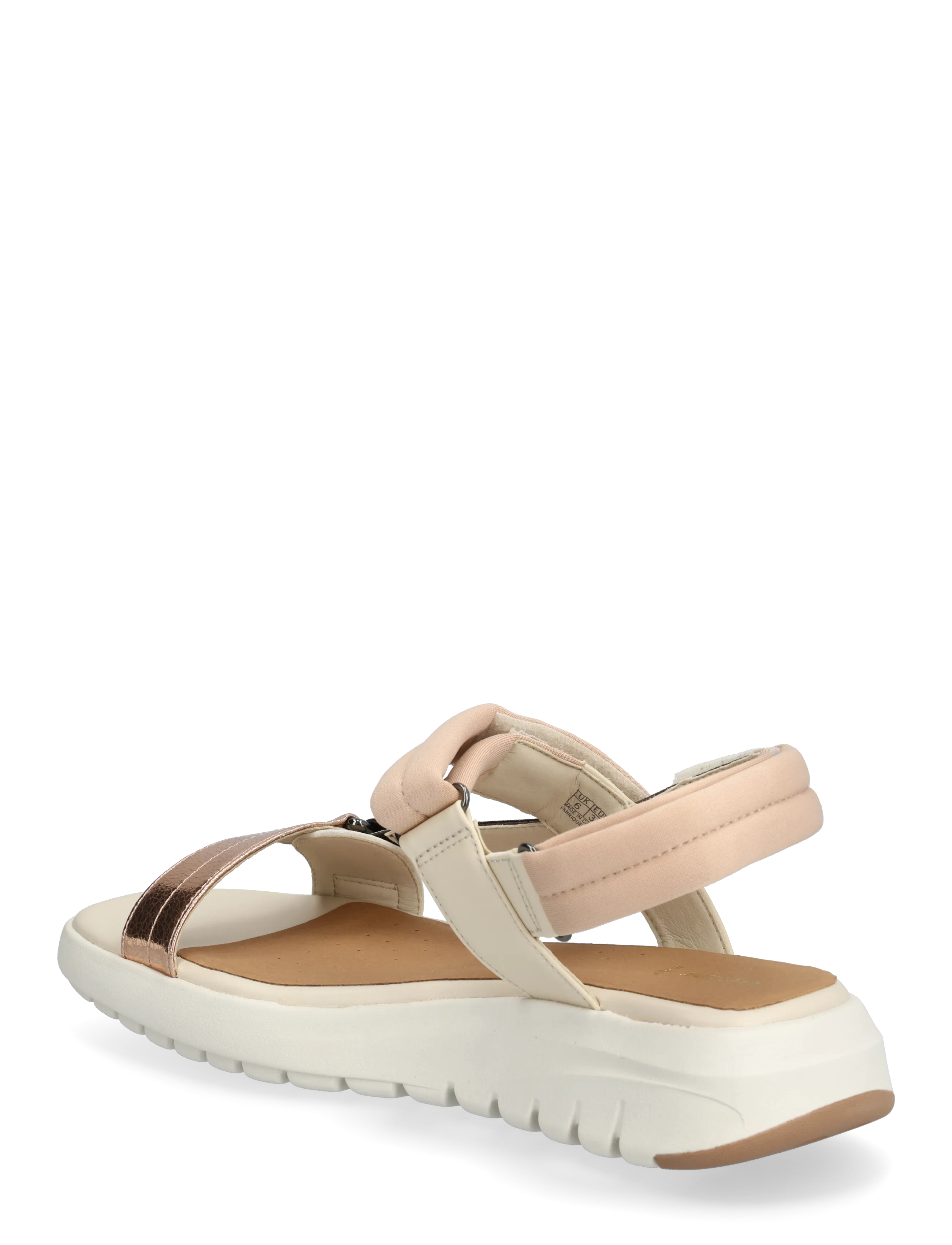 GEOX - D FLEXTRIDE S D - flade sandaler - papyrus/dk beige - 2